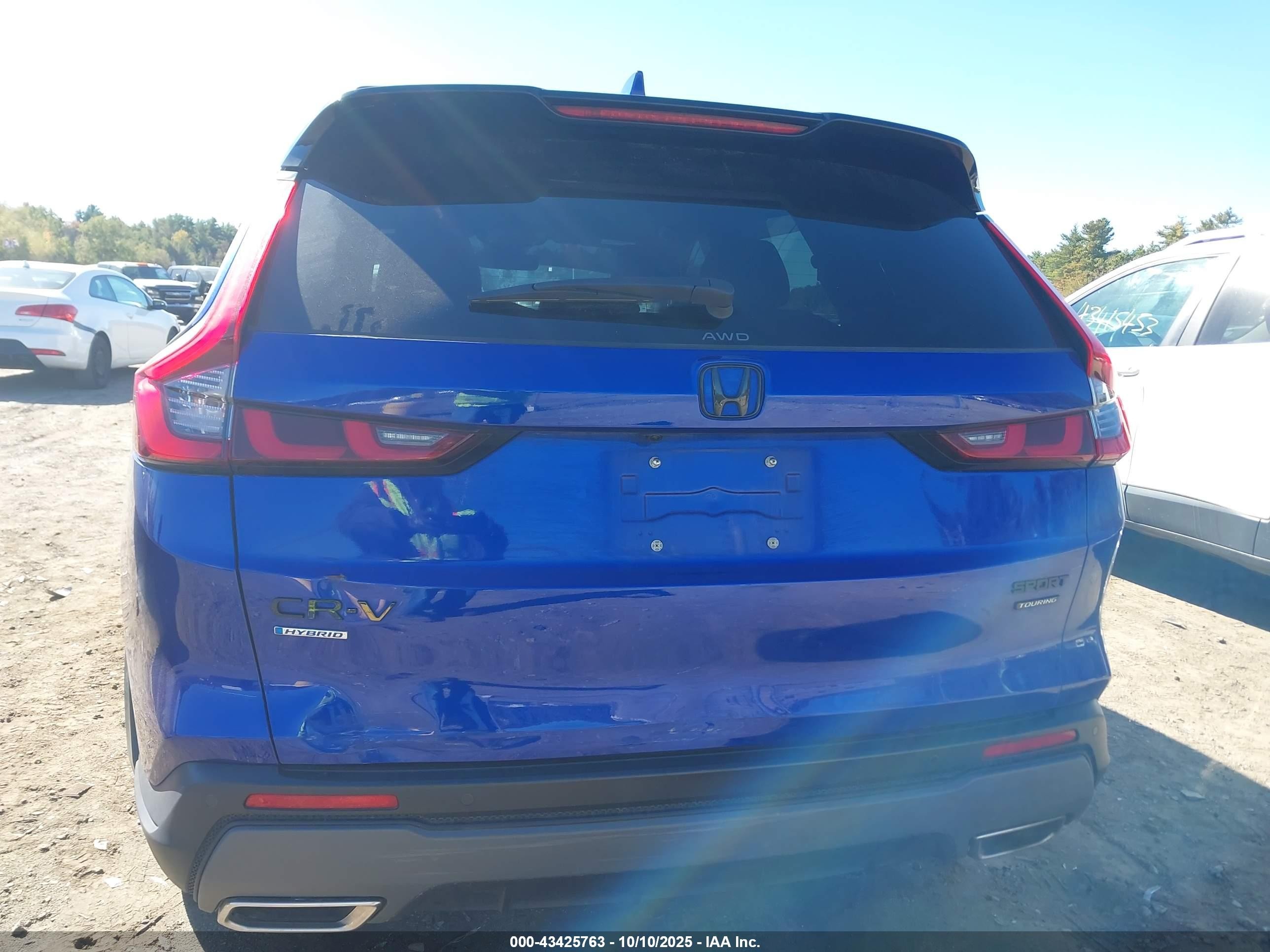 2023 Honda Cr-v Hybrid Sport Touring Blue vin: 7FARS6H97PE037263