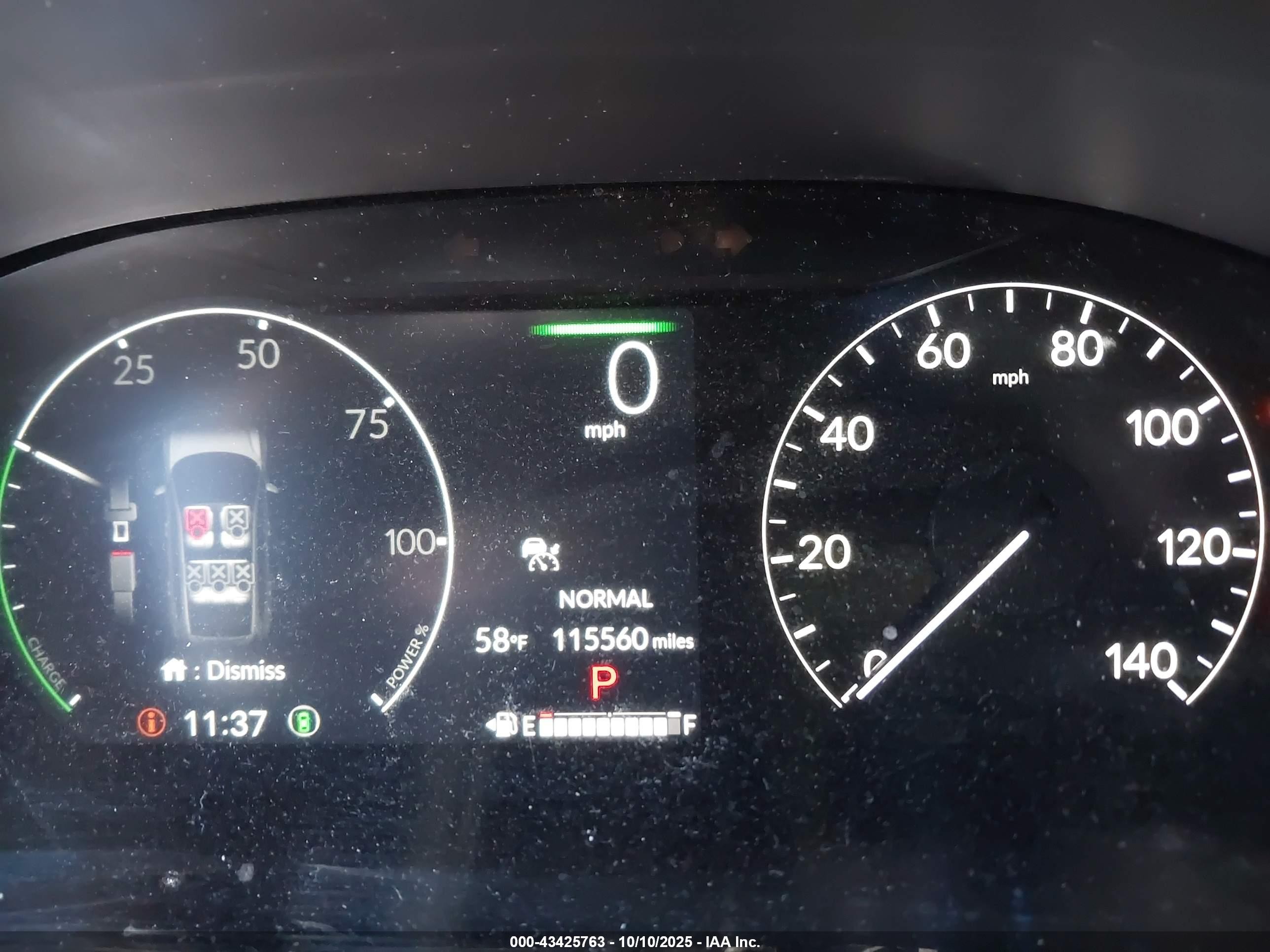 2023 Honda Cr-v Hybrid Sport Touring Blue vin: 7FARS6H97PE037263