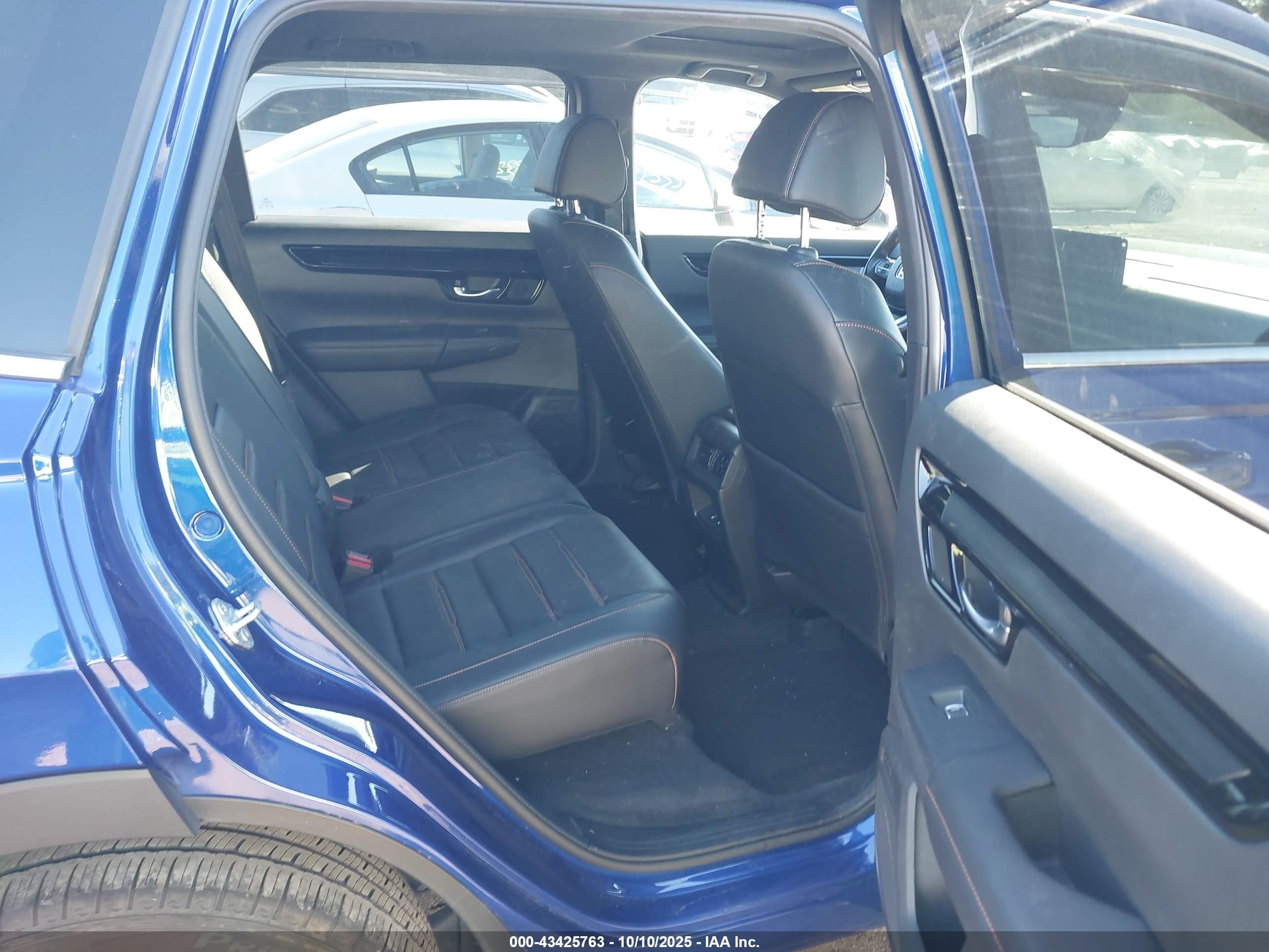 2023 Honda Cr-v Hybrid Sport Touring Blue vin: 7FARS6H97PE037263