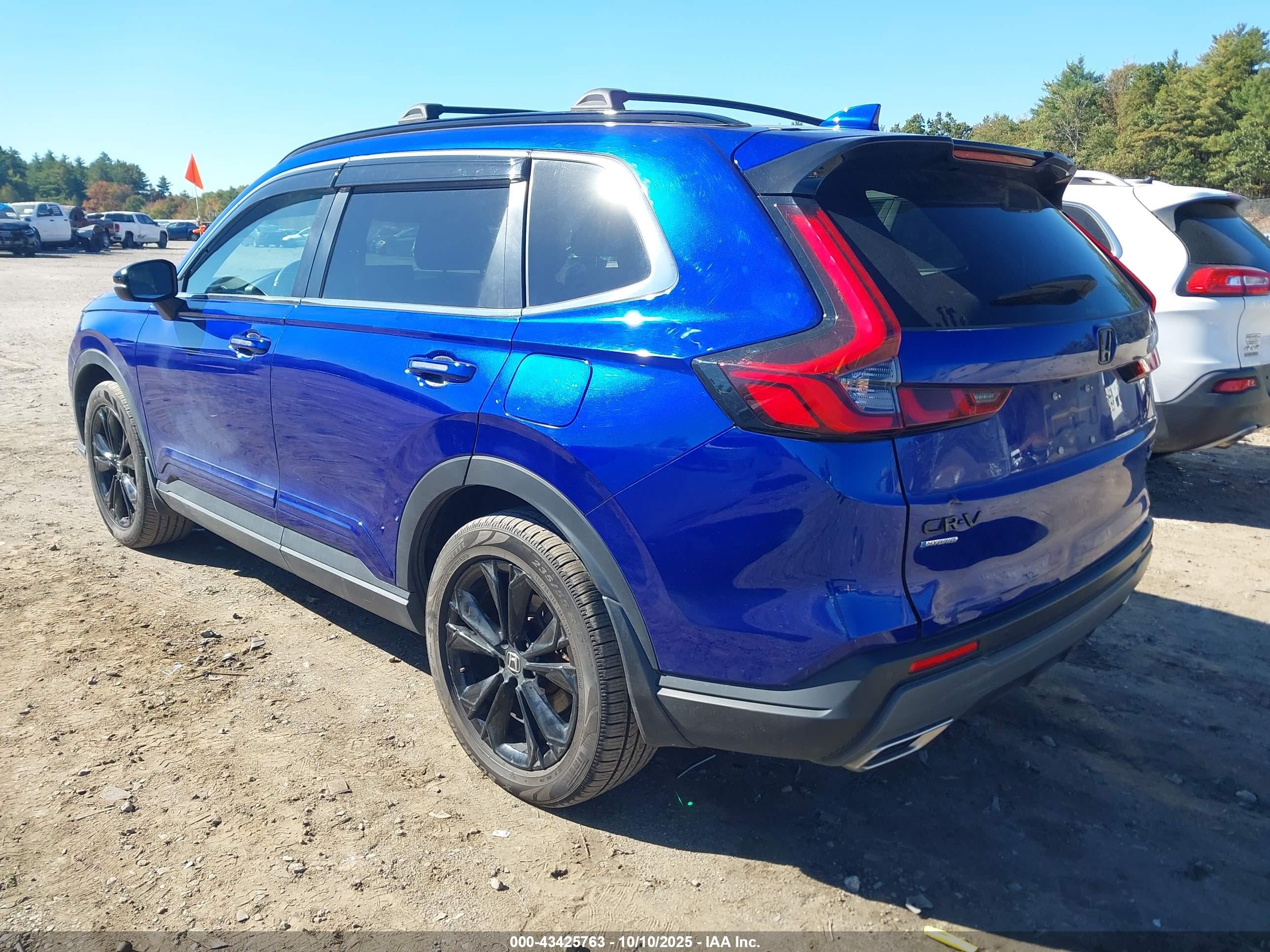 2023 Honda Cr-v Hybrid Sport Touring Blue vin: 7FARS6H97PE037263