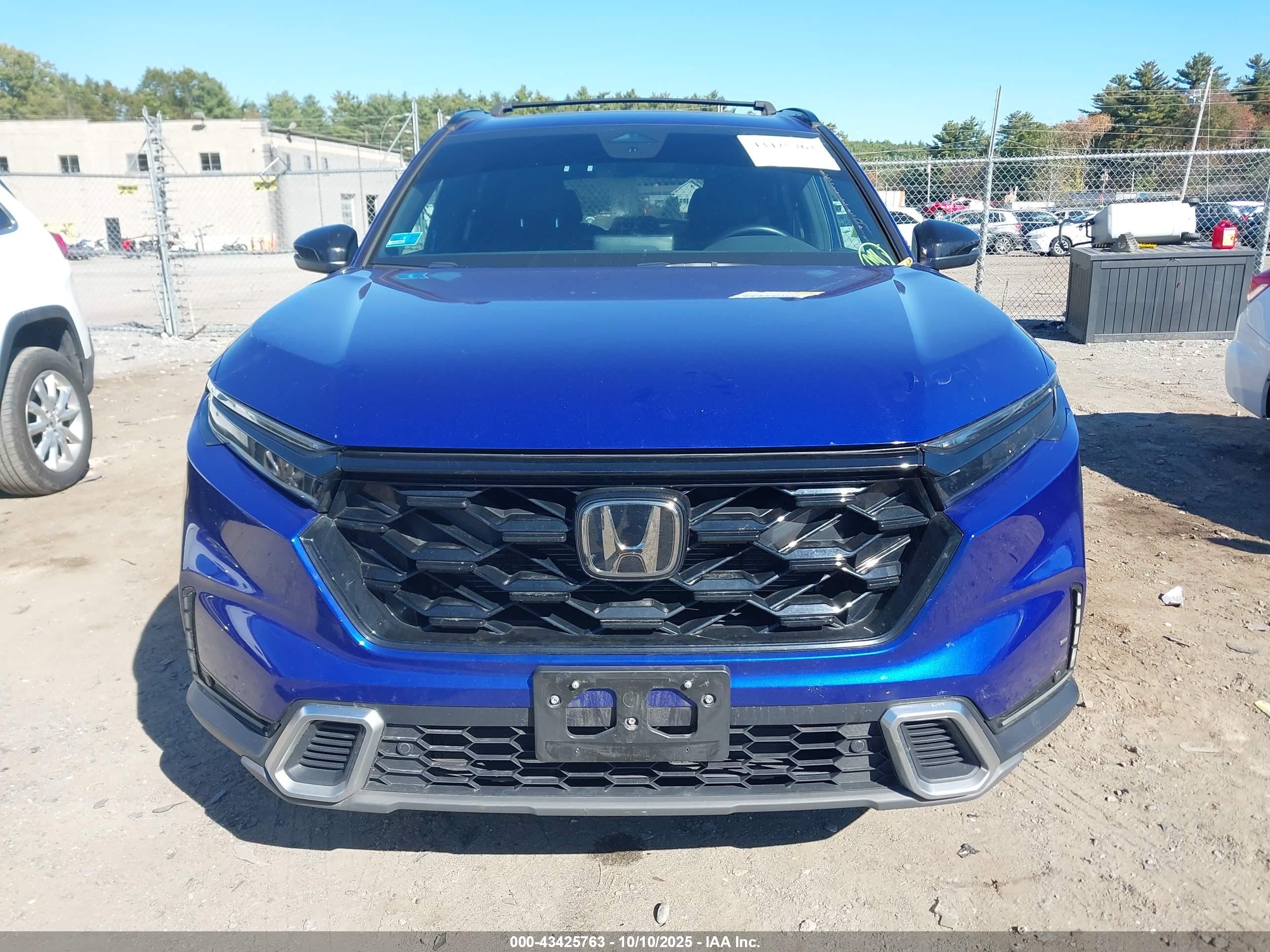 2023 Honda Cr-v Hybrid Sport Touring Blue vin: 7FARS6H97PE037263