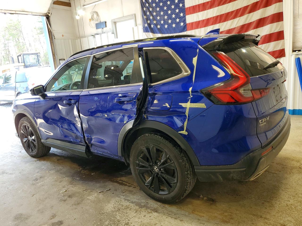 2023 Honda Cr-v Sport Touring Blue vin: 7FARS6H99PE024109