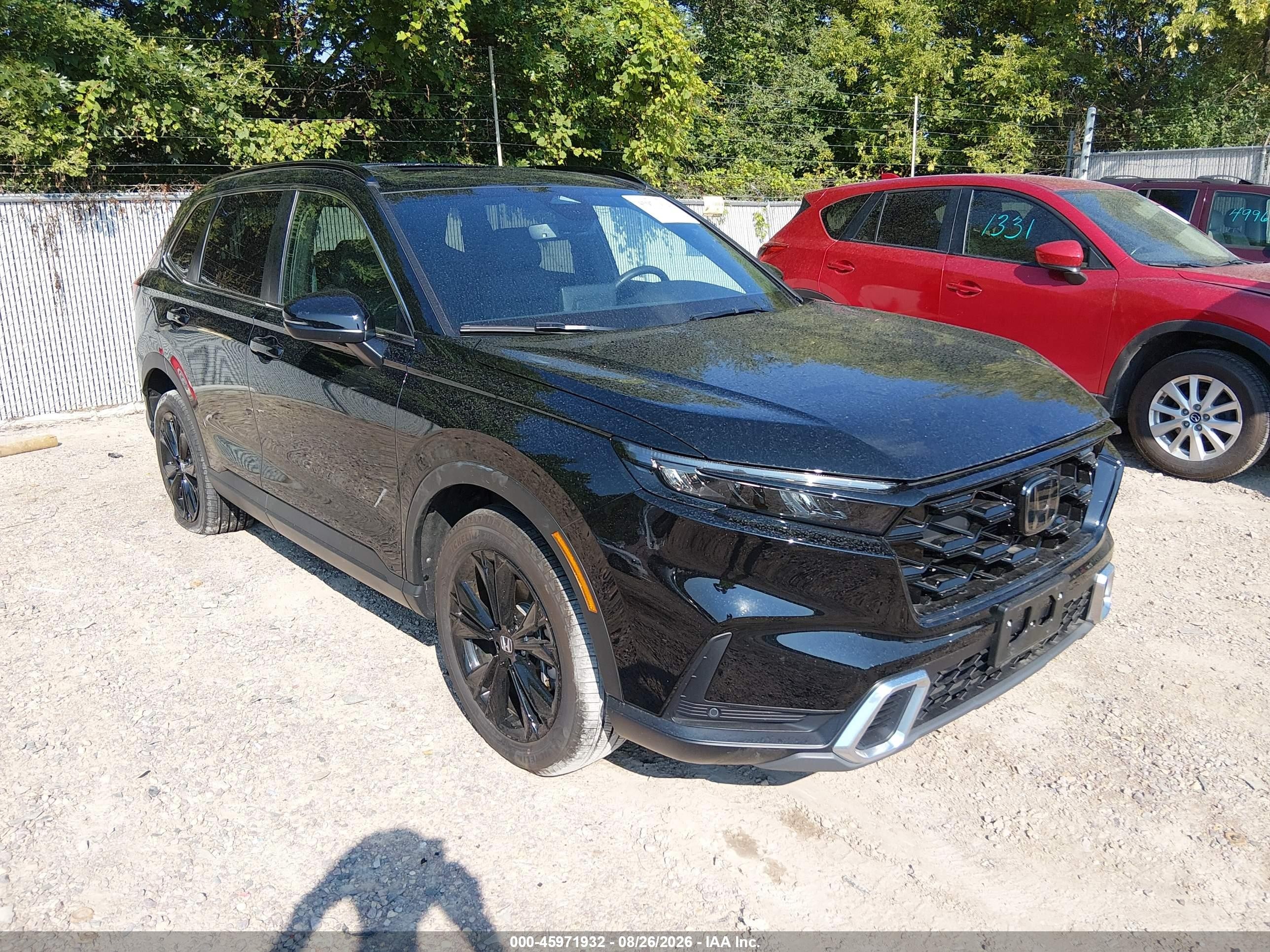 2025 Honda Cr-v Hybrid Sport Touring Black vin: 7FARS6H99SE054820