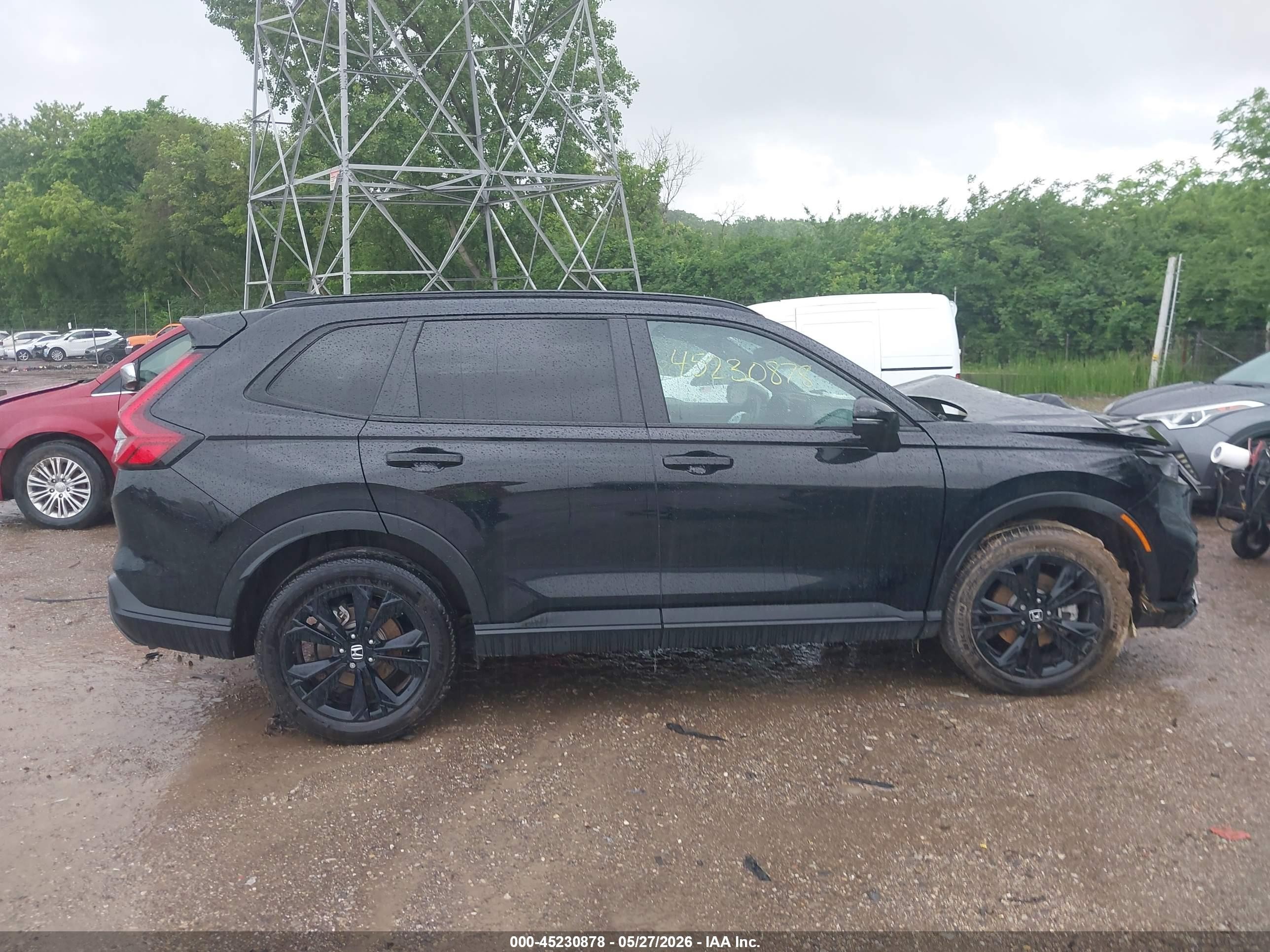 2026 Honda Cr-v Hybrid Awd Sport Touring Black vin: 7FARS6H99TE008390