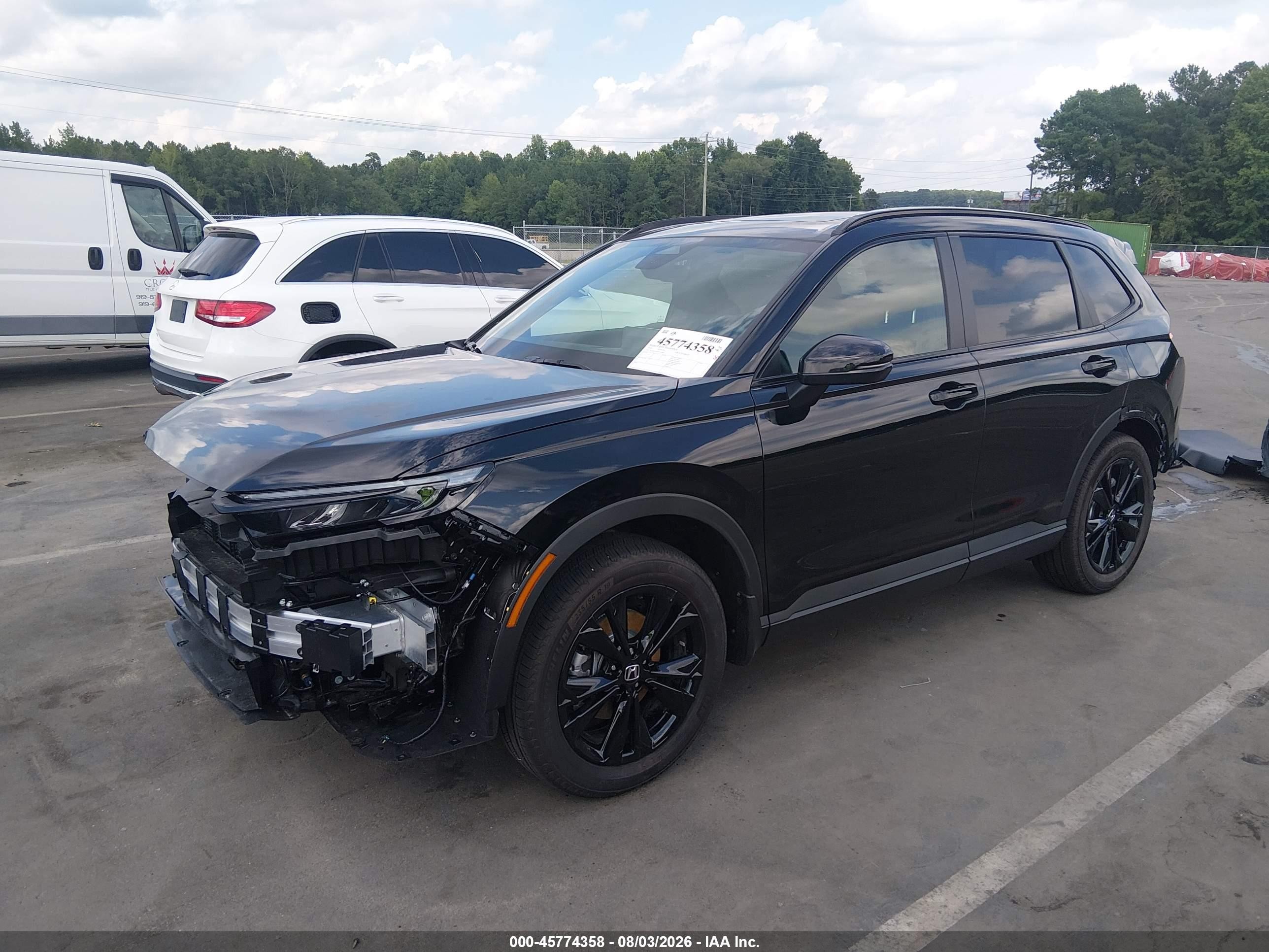 2026 Honda Cr-v Hybrid Awd Sport Touring Black vin: 7FARS6H9XTE131860