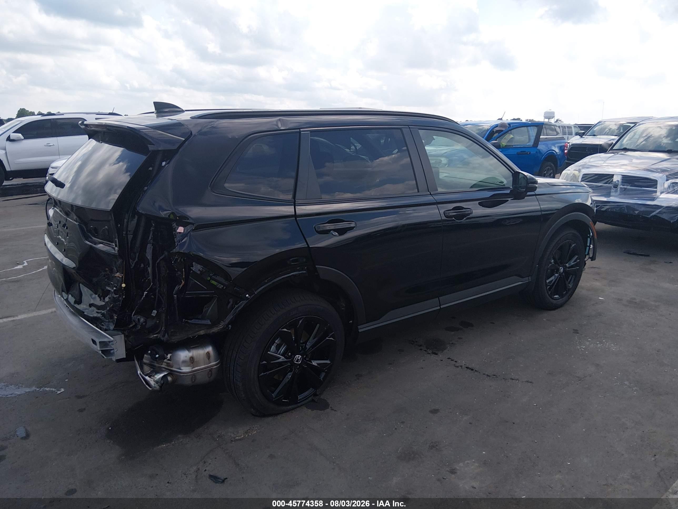 2026 Honda Cr-v Hybrid Awd Sport Touring Black vin: 7FARS6H9XTE131860