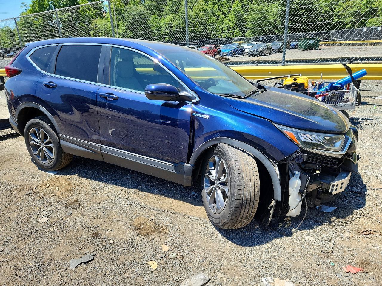 2020 Honda Cr-v Ex Blue vin: 7FART6H55LE011989