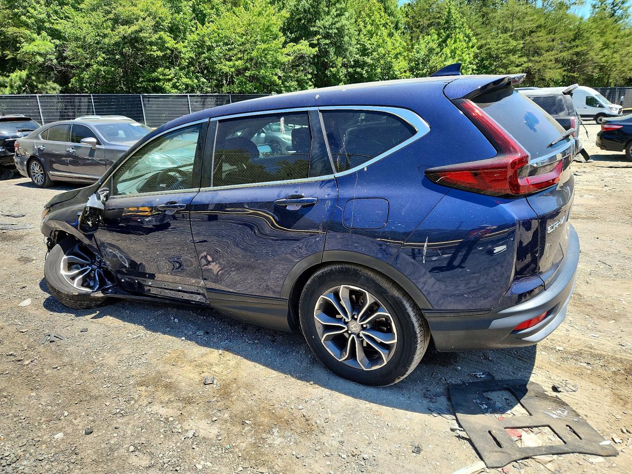 2020 Honda Cr-v Ex Blue vin: 7FART6H55LE011989