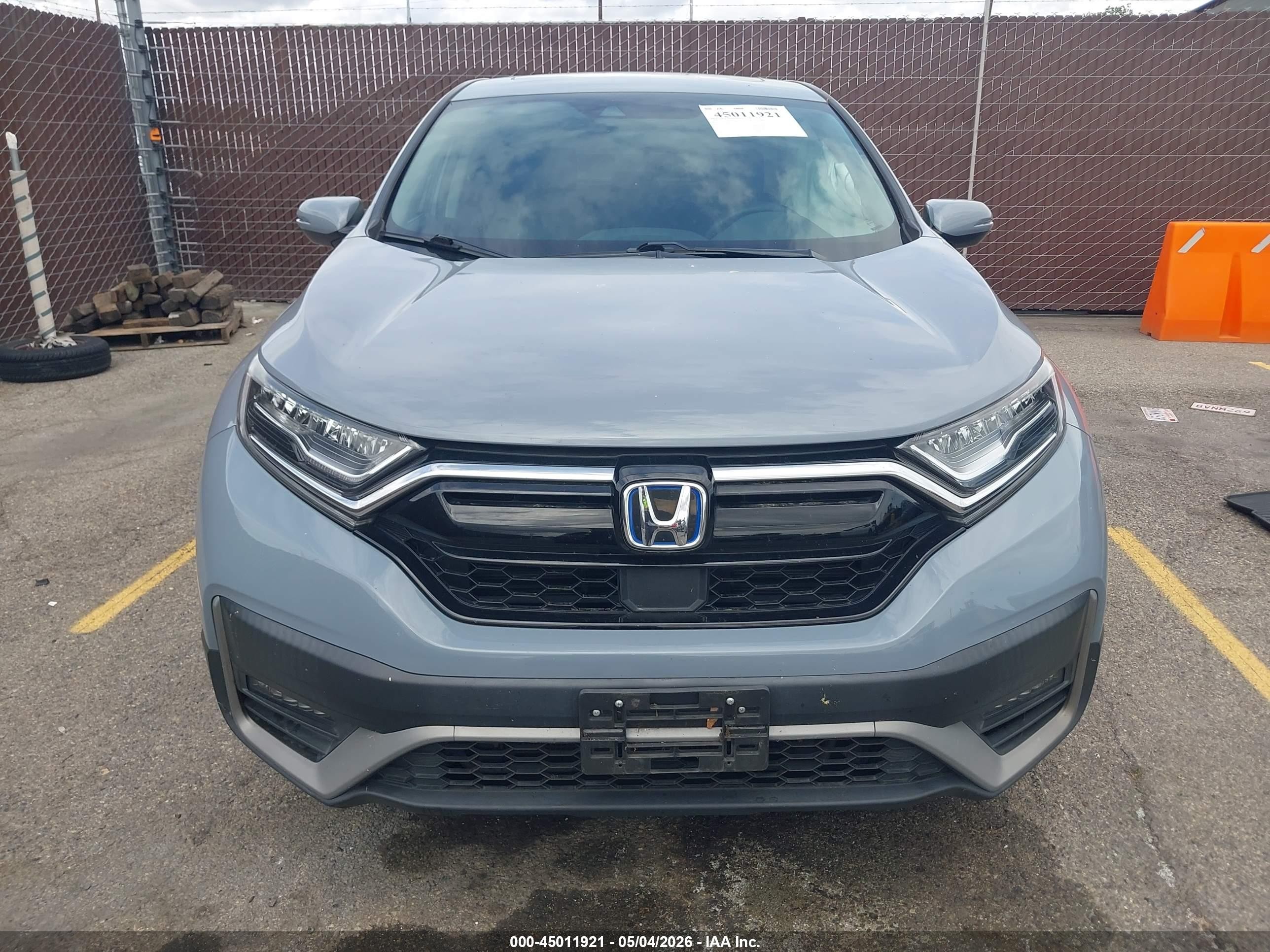 2021 Honda Cr-v Hybrid Ex Gray vin: 7FART6H55ME017065