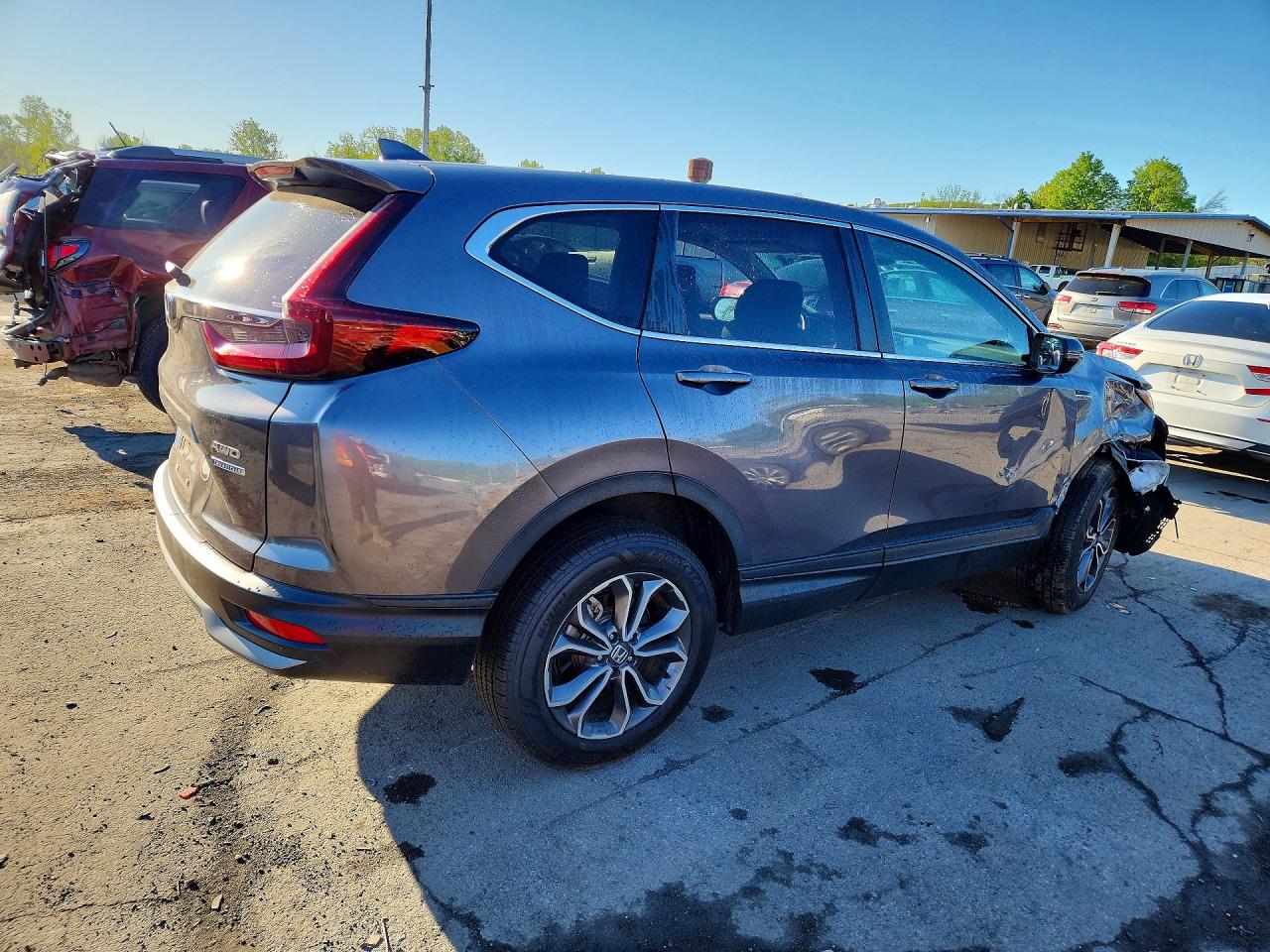 2021 Honda Cr-v Exl Gray vin: 7FART6H86ME033446
