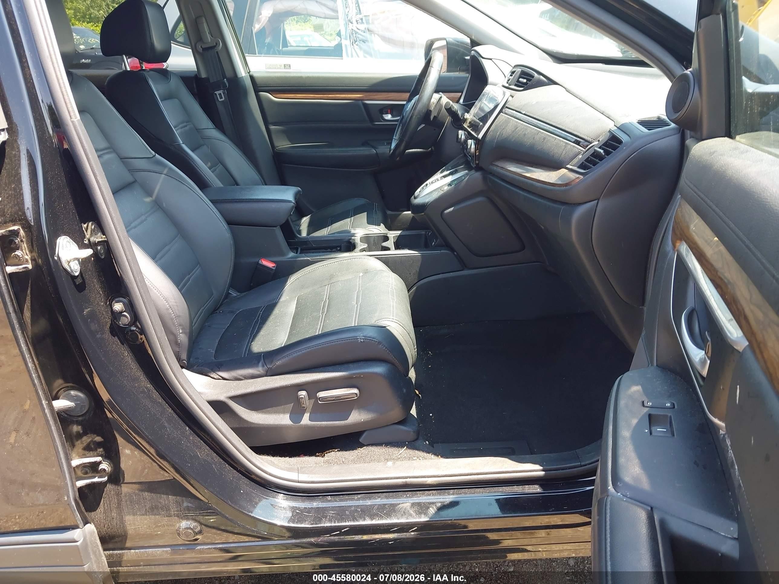 2020 Honda Cr-v Hybrid Ex-l Black vin: 7FART6H89LE009897