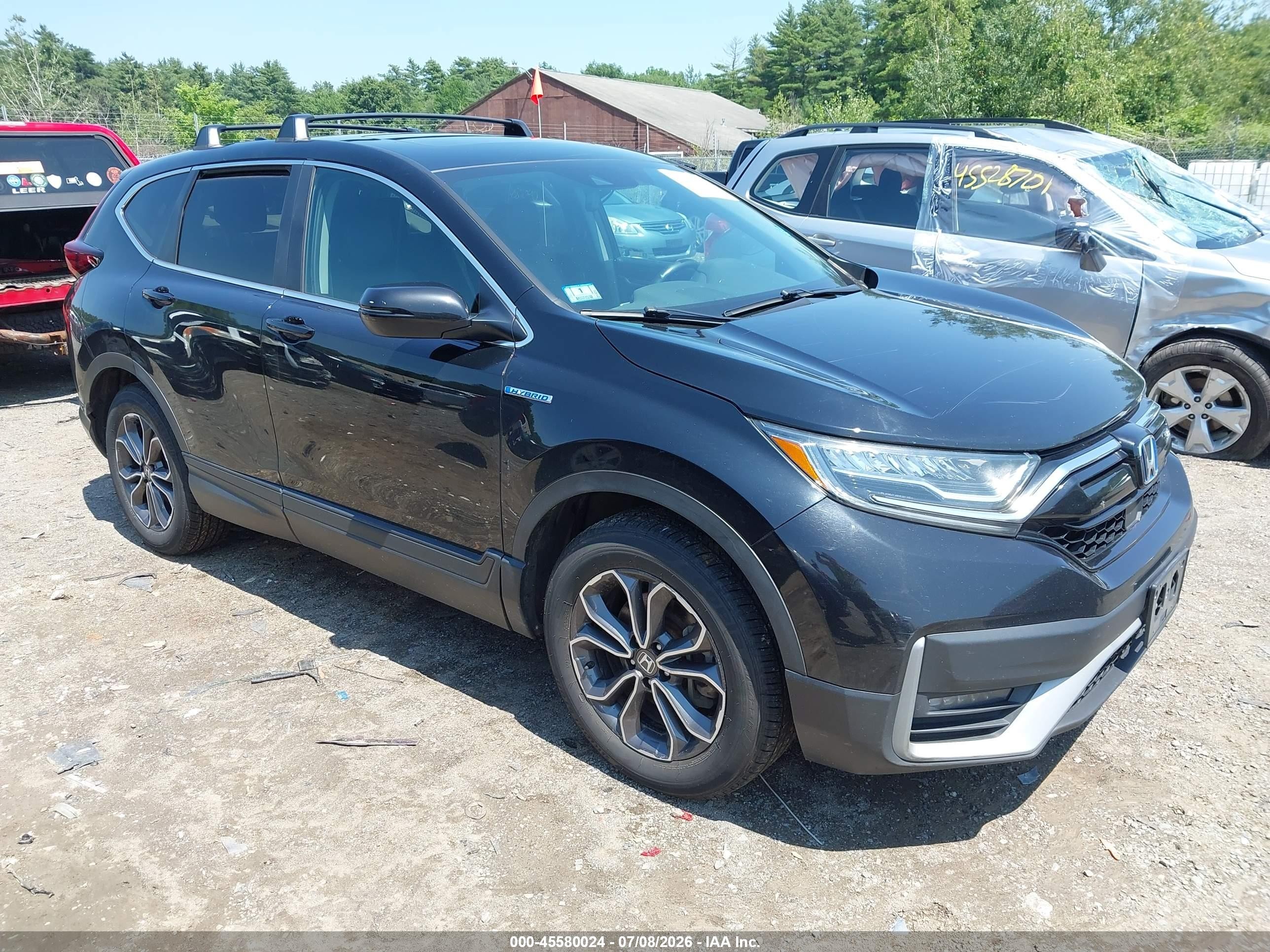 2020 Honda Cr-v Hybrid Ex-l Black vin: 7FART6H89LE009897
