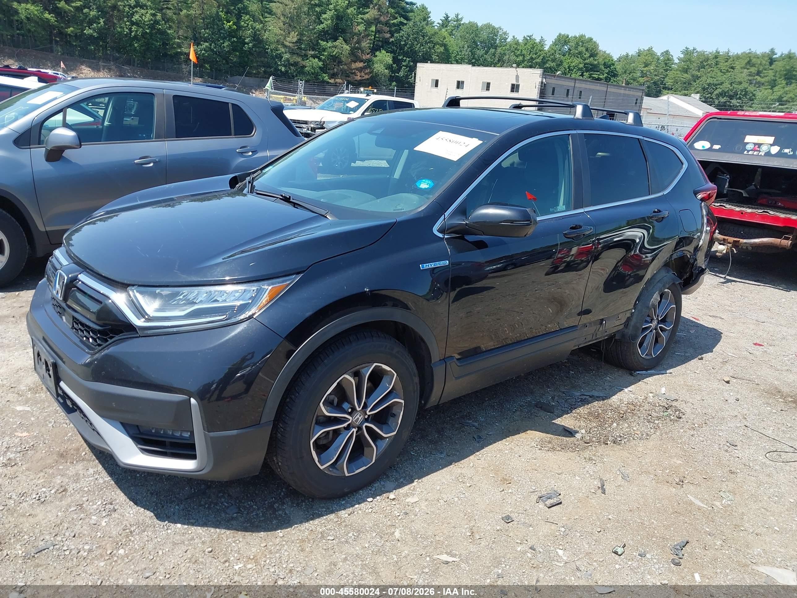 2020 Honda Cr-v Hybrid Ex-l Black vin: 7FART6H89LE009897