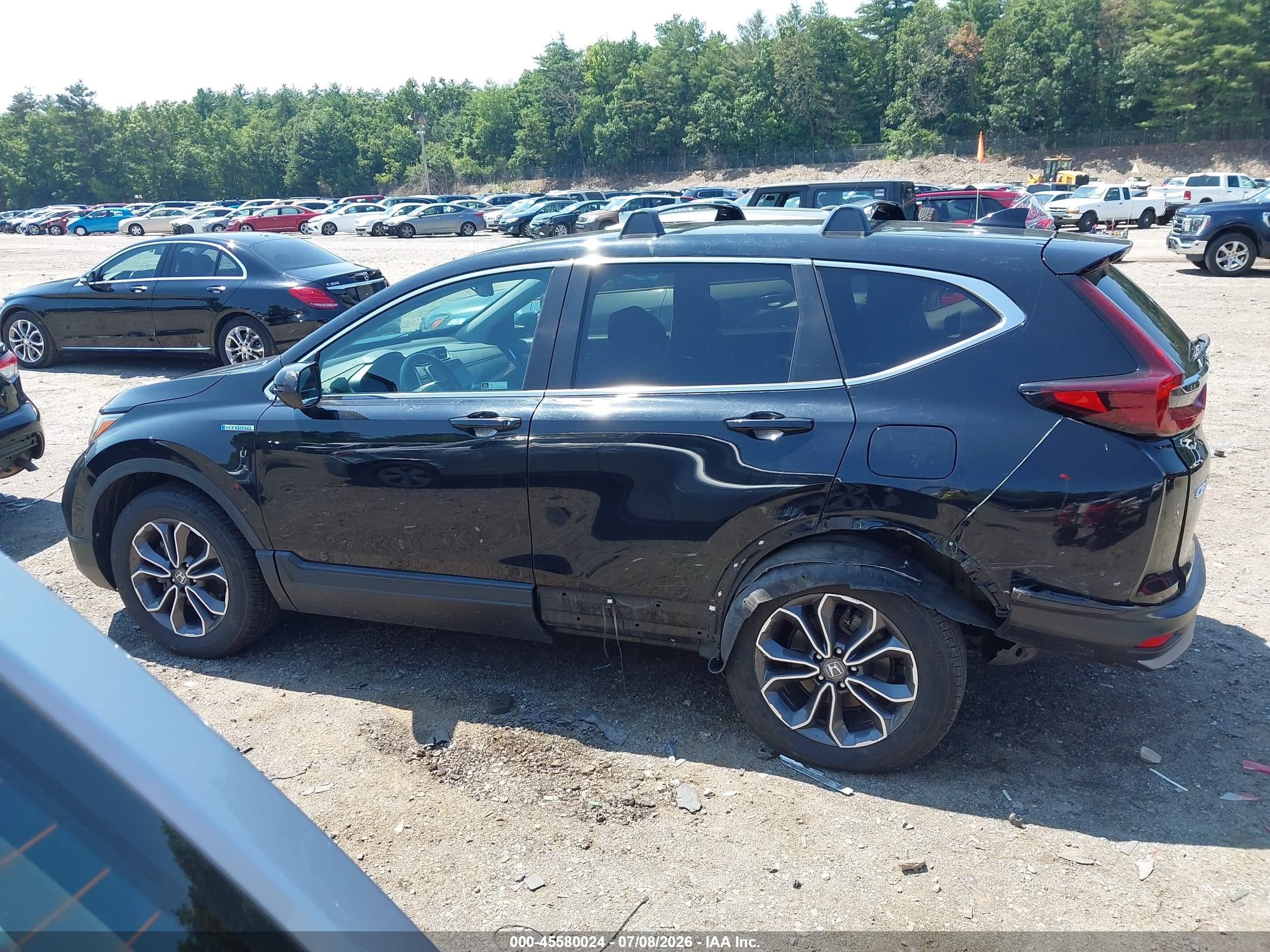 2020 Honda Cr-v Hybrid Ex-l Black vin: 7FART6H89LE009897