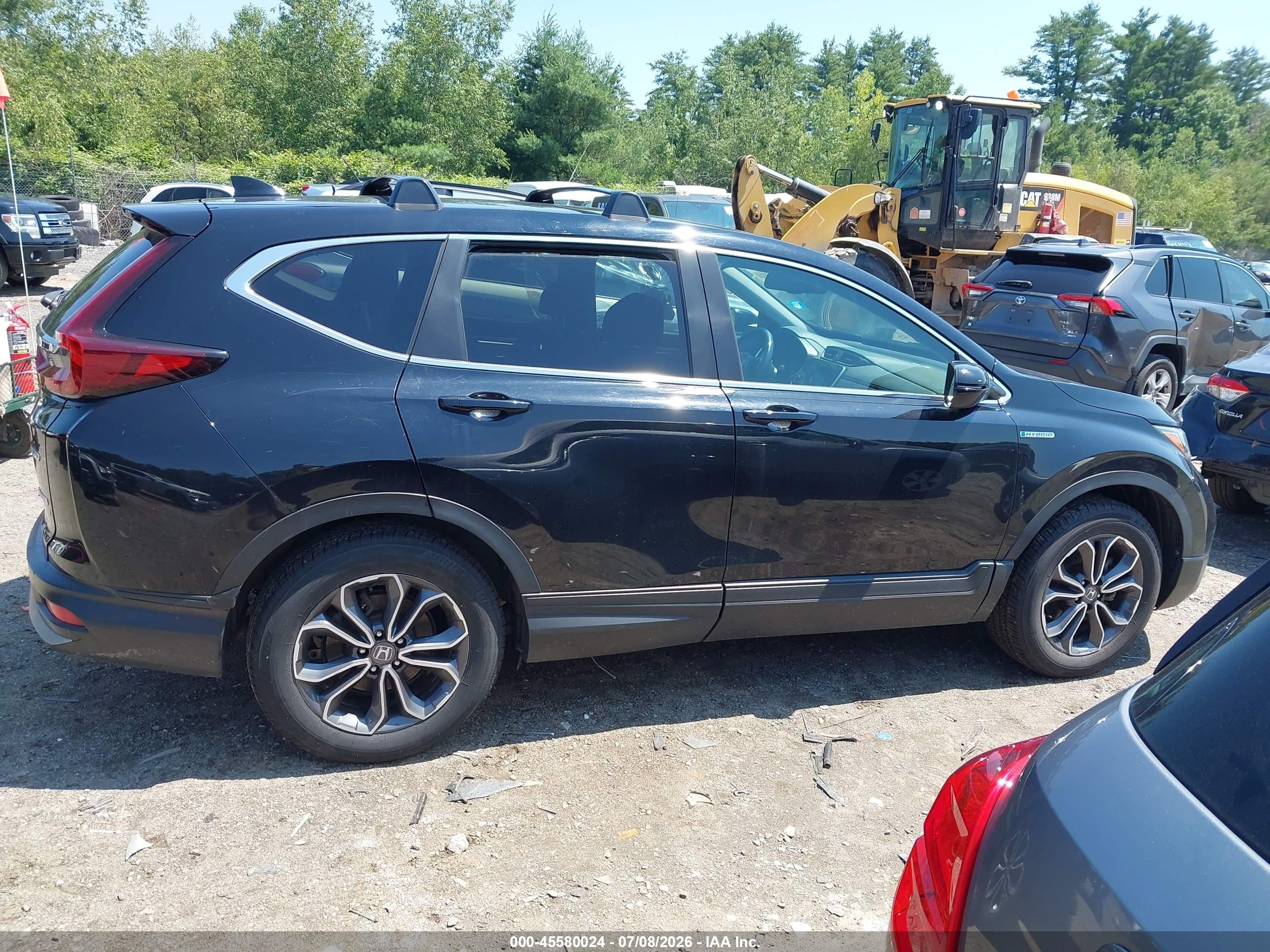2020 Honda Cr-v Hybrid Ex-l Black vin: 7FART6H89LE009897