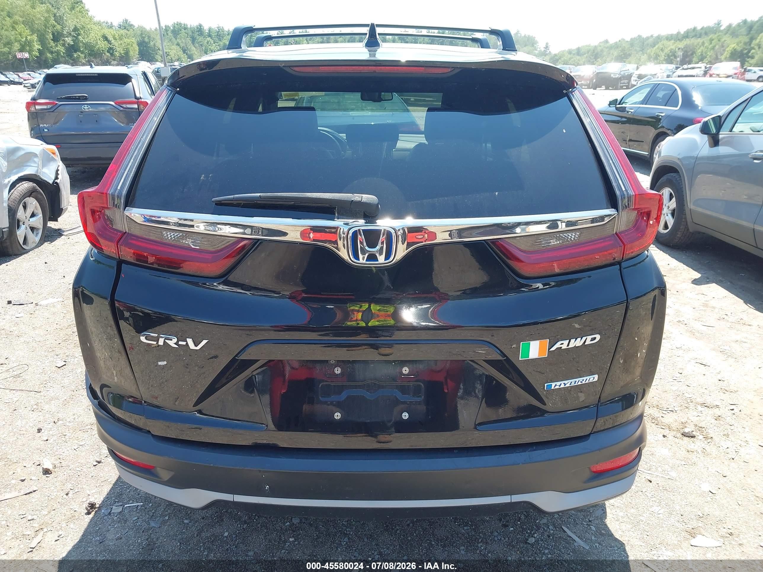 2020 Honda Cr-v Hybrid Ex-l Black vin: 7FART6H89LE009897