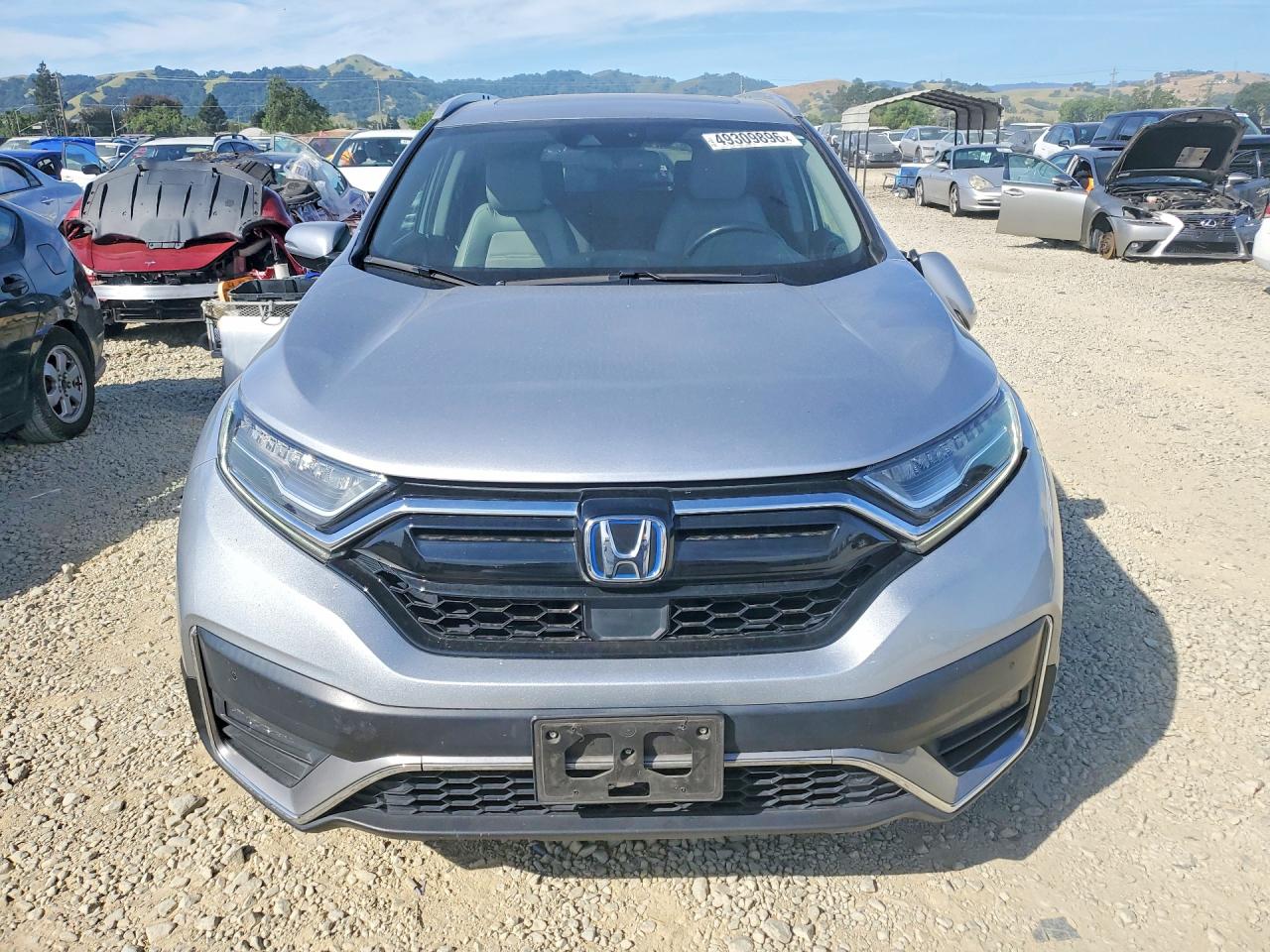 2021 Honda Cr-v Touring Silver vin: 7FART6H90ME030275