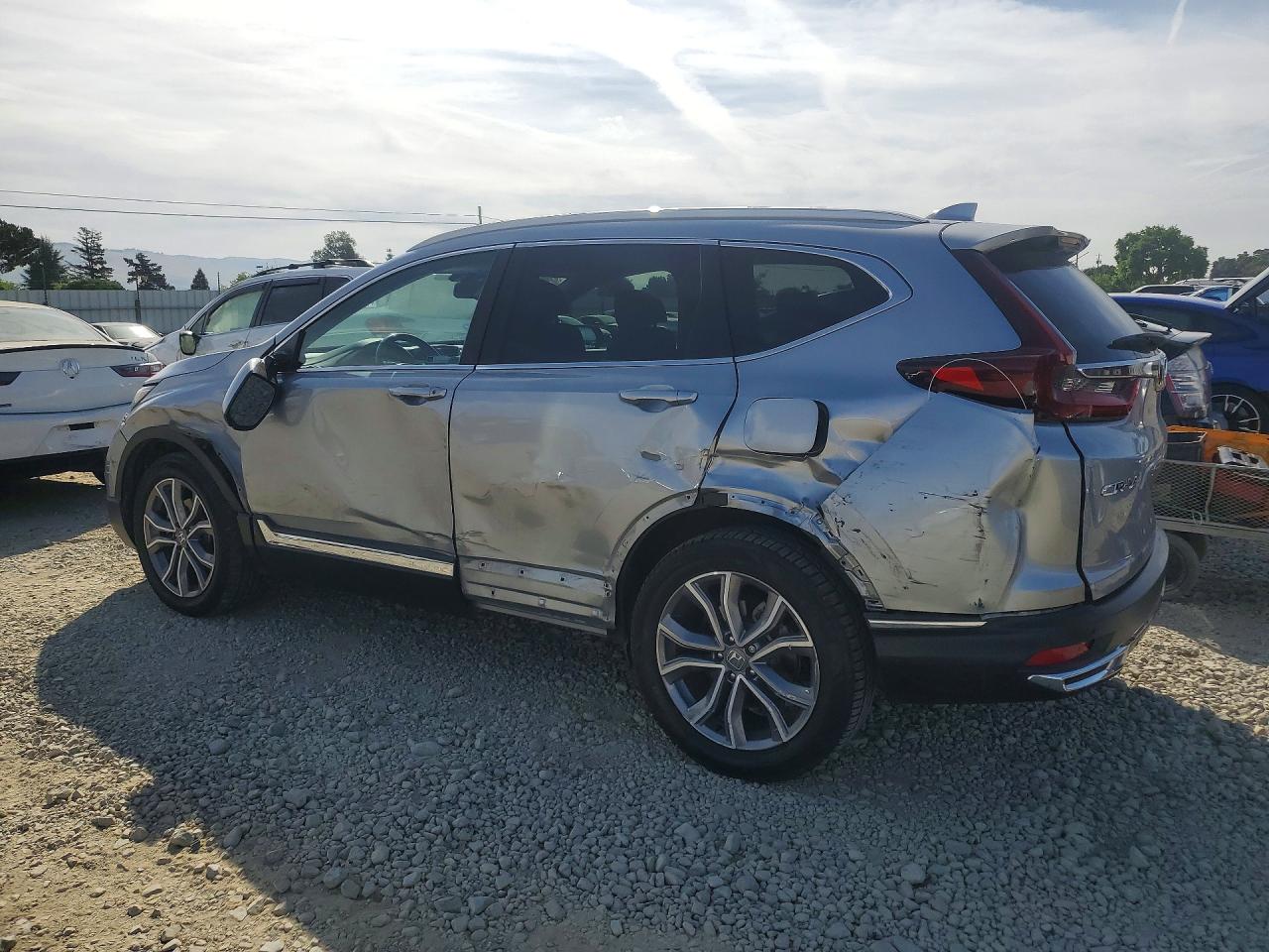 2021 Honda Cr-v Touring Silver vin: 7FART6H90ME030275