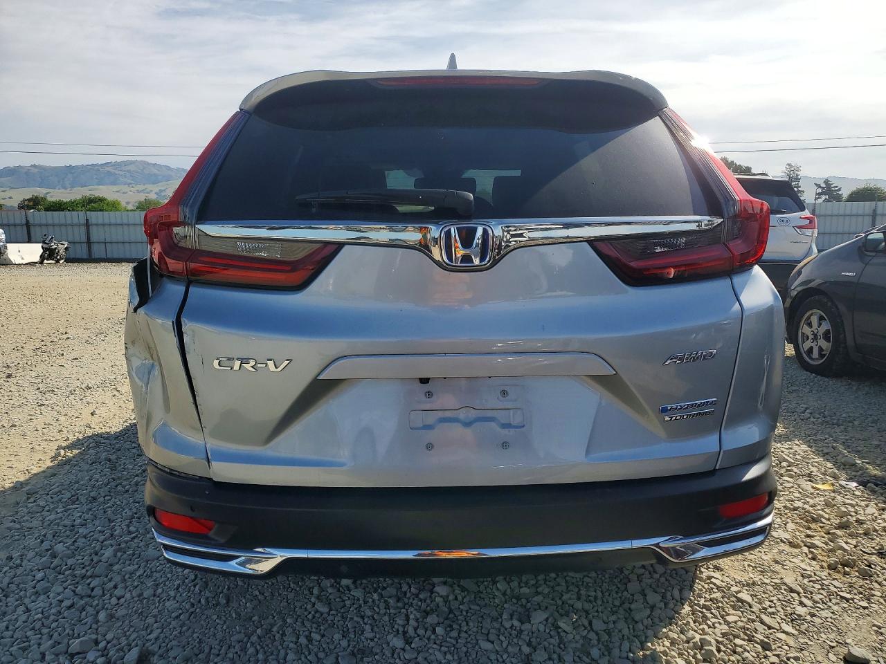 2021 Honda Cr-v Touring Silver vin: 7FART6H90ME030275