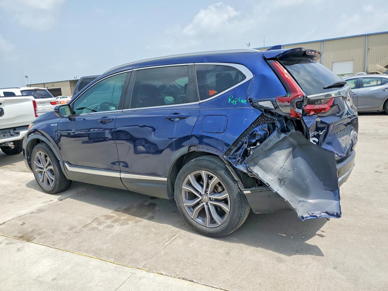2020 Honda Cr-v Touring Blue vin: 7FART6H92LE017171