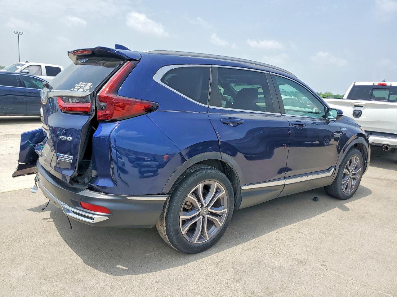 2020 Honda Cr-v Touring Blue vin: 7FART6H92LE017171