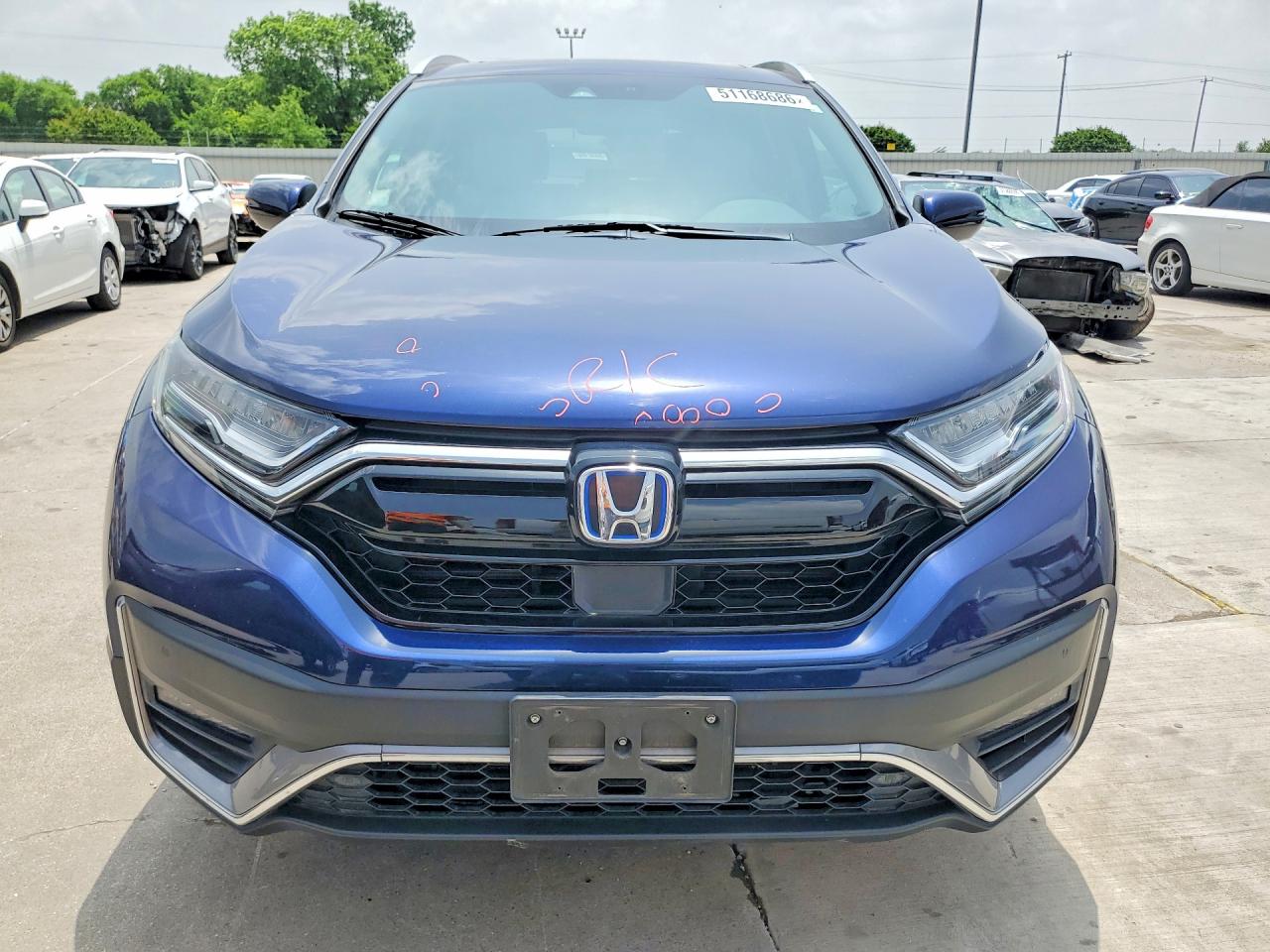 2020 Honda Cr-v Touring Blue vin: 7FART6H92LE017171