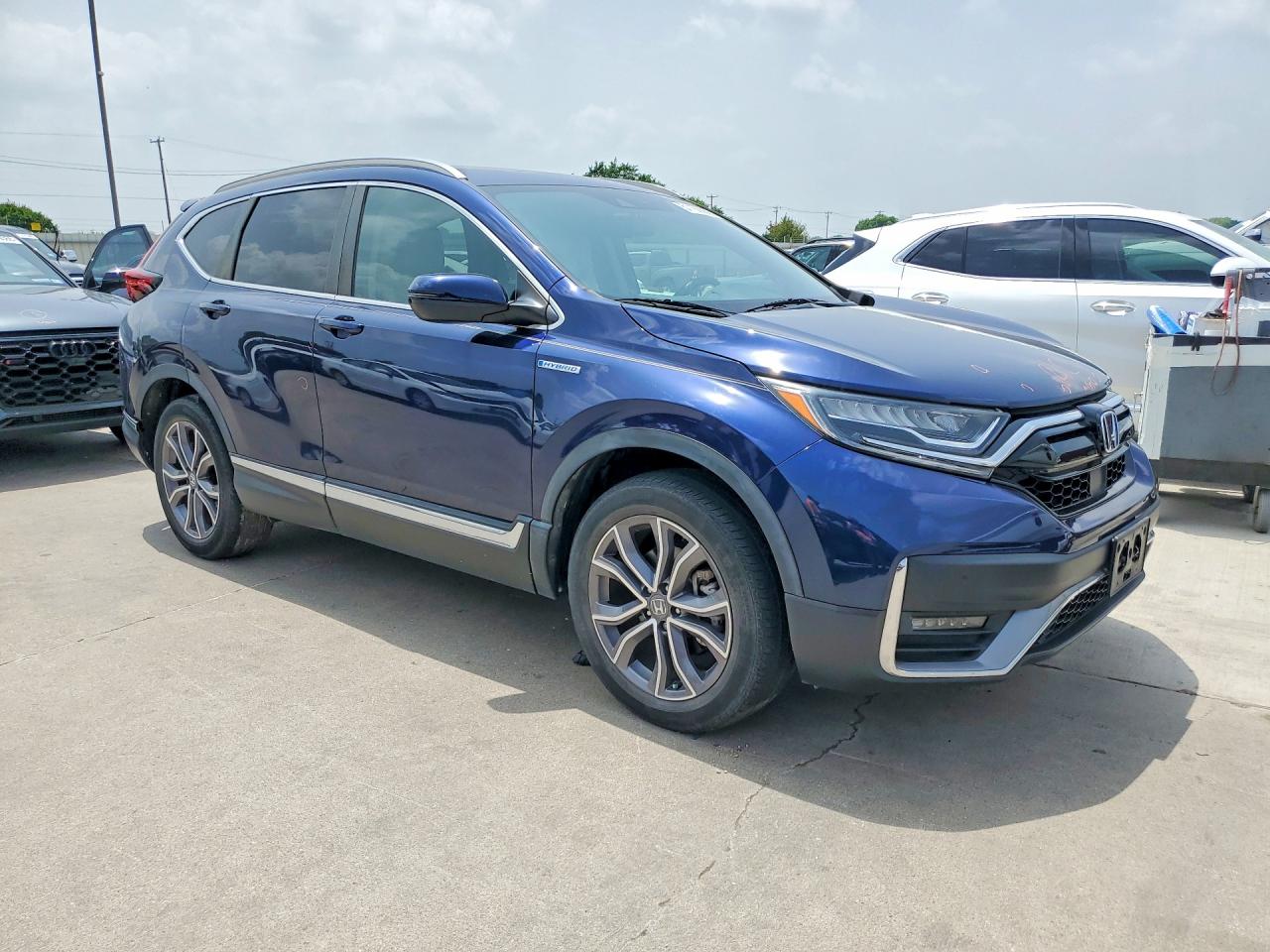 2020 Honda Cr-v Touring Blue vin: 7FART6H92LE017171