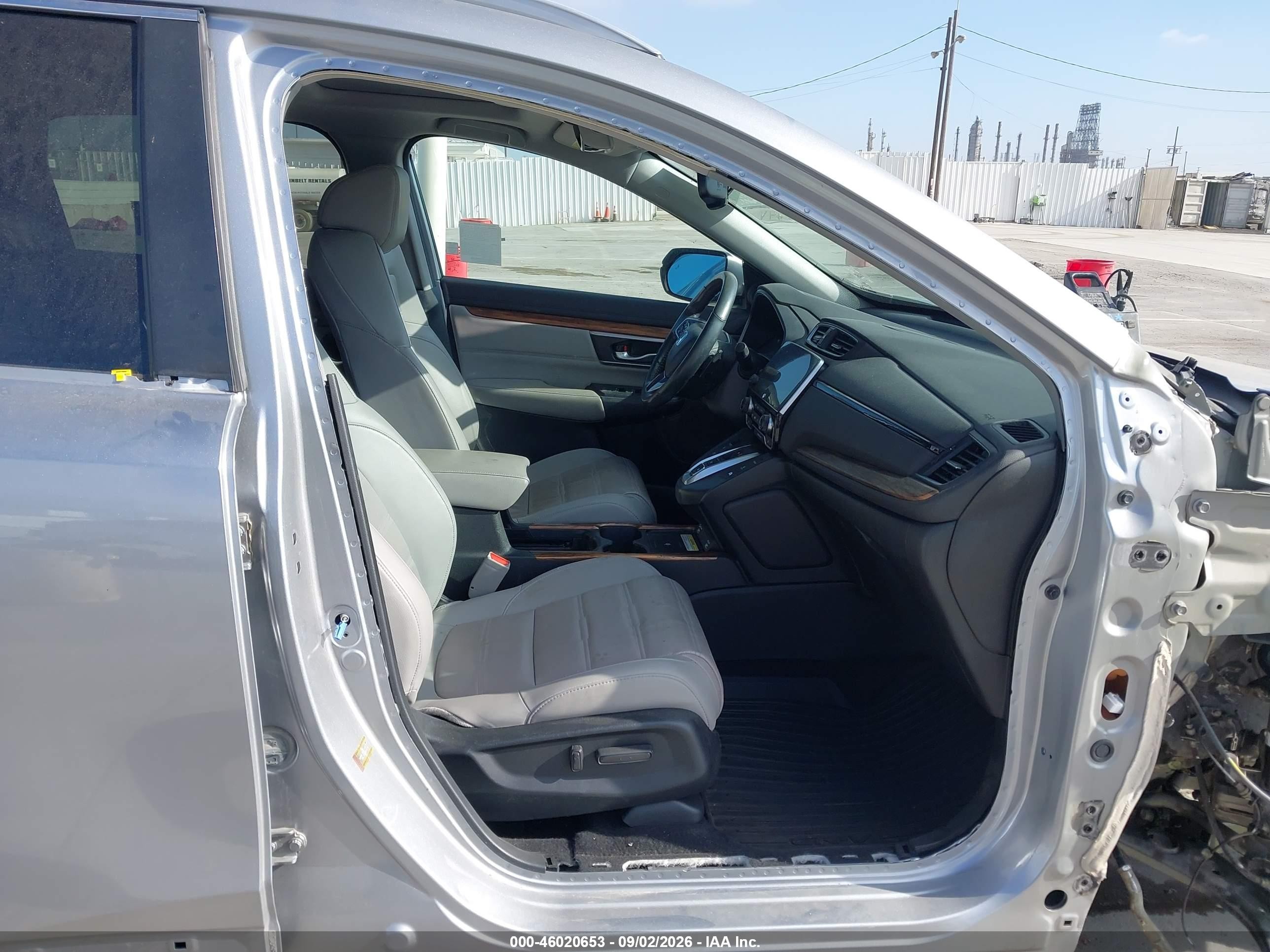 2020 Honda Cr-v Hybrid Touring Silver vin: 7FART6H93LE018541