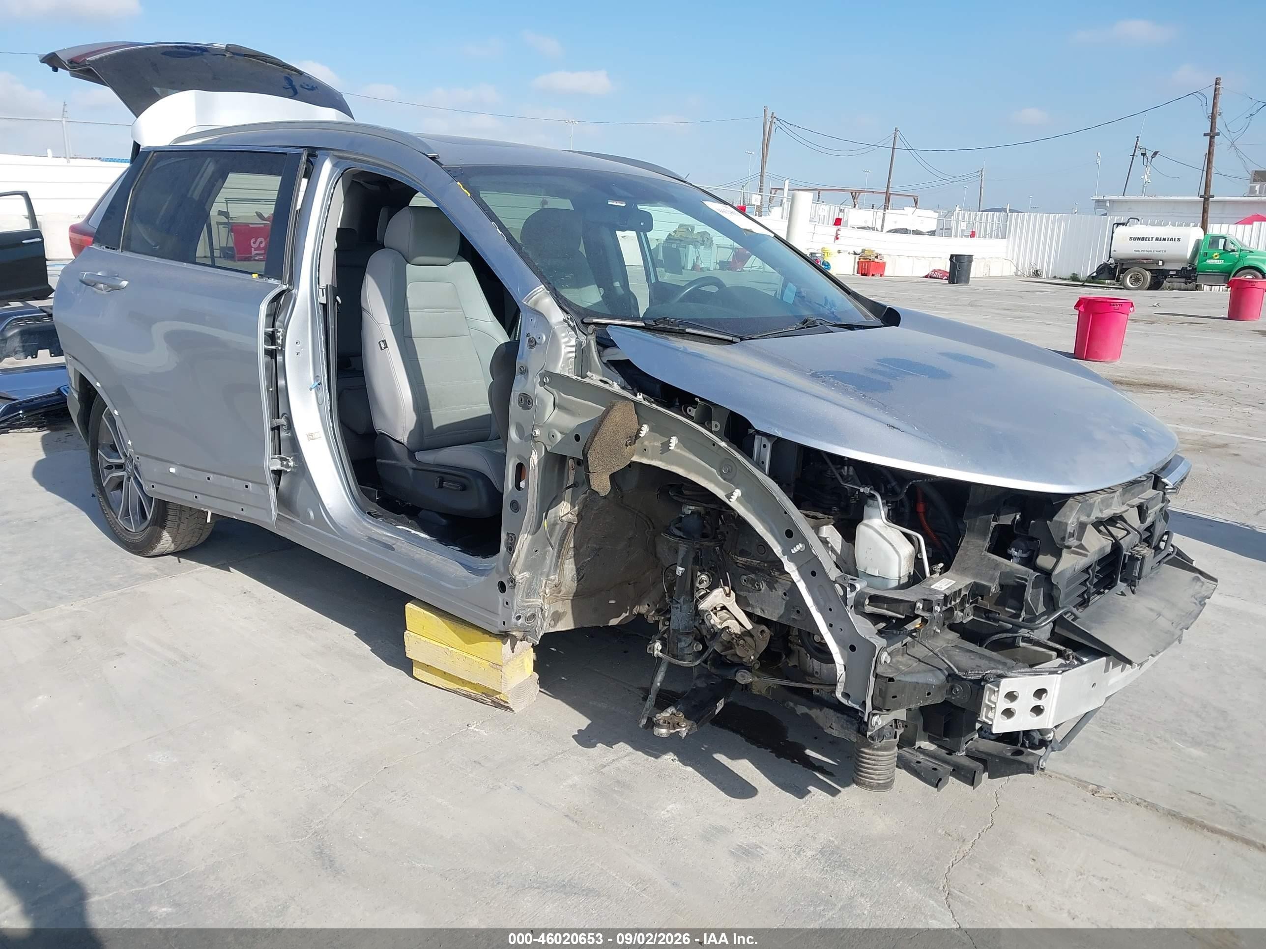 2020 Honda Cr-v Hybrid Touring Silver vin: 7FART6H93LE018541