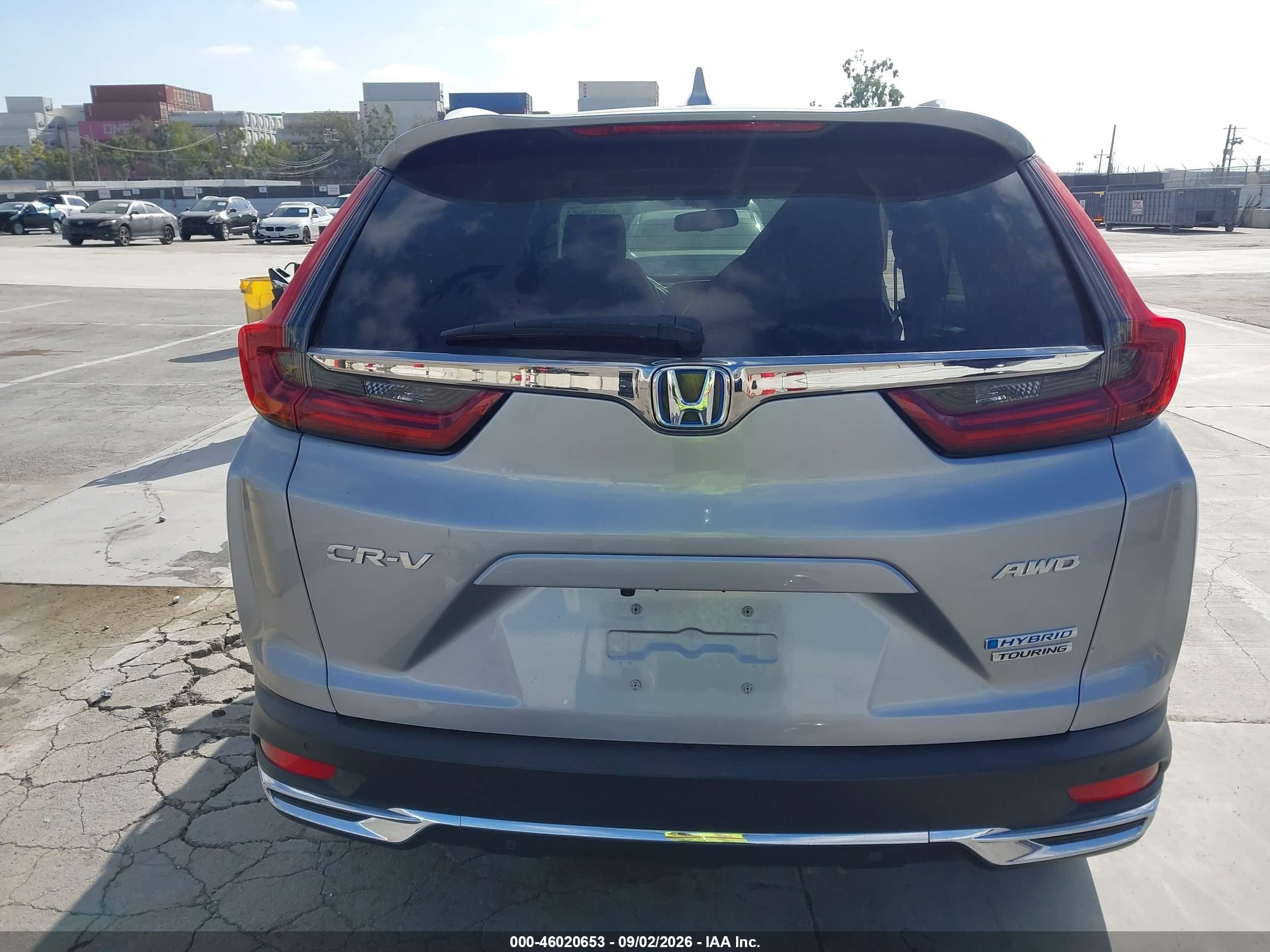 2020 Honda Cr-v Hybrid Touring Silver vin: 7FART6H93LE018541