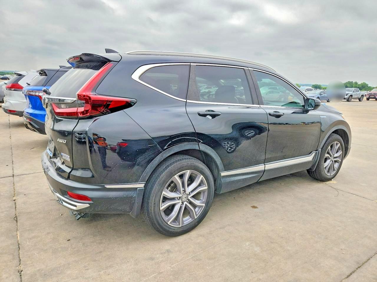 2020 Honda Cr-v Touring Black vin: 7FART6H94LE019746