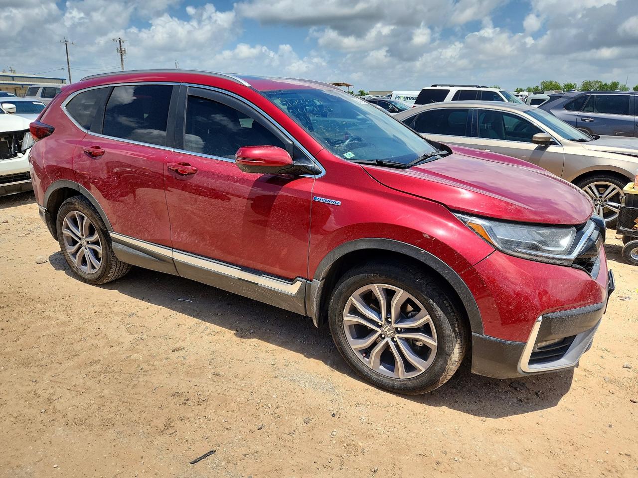 2021 Honda Cr-v Touring Maroon vin: 7FART6H95ME035598