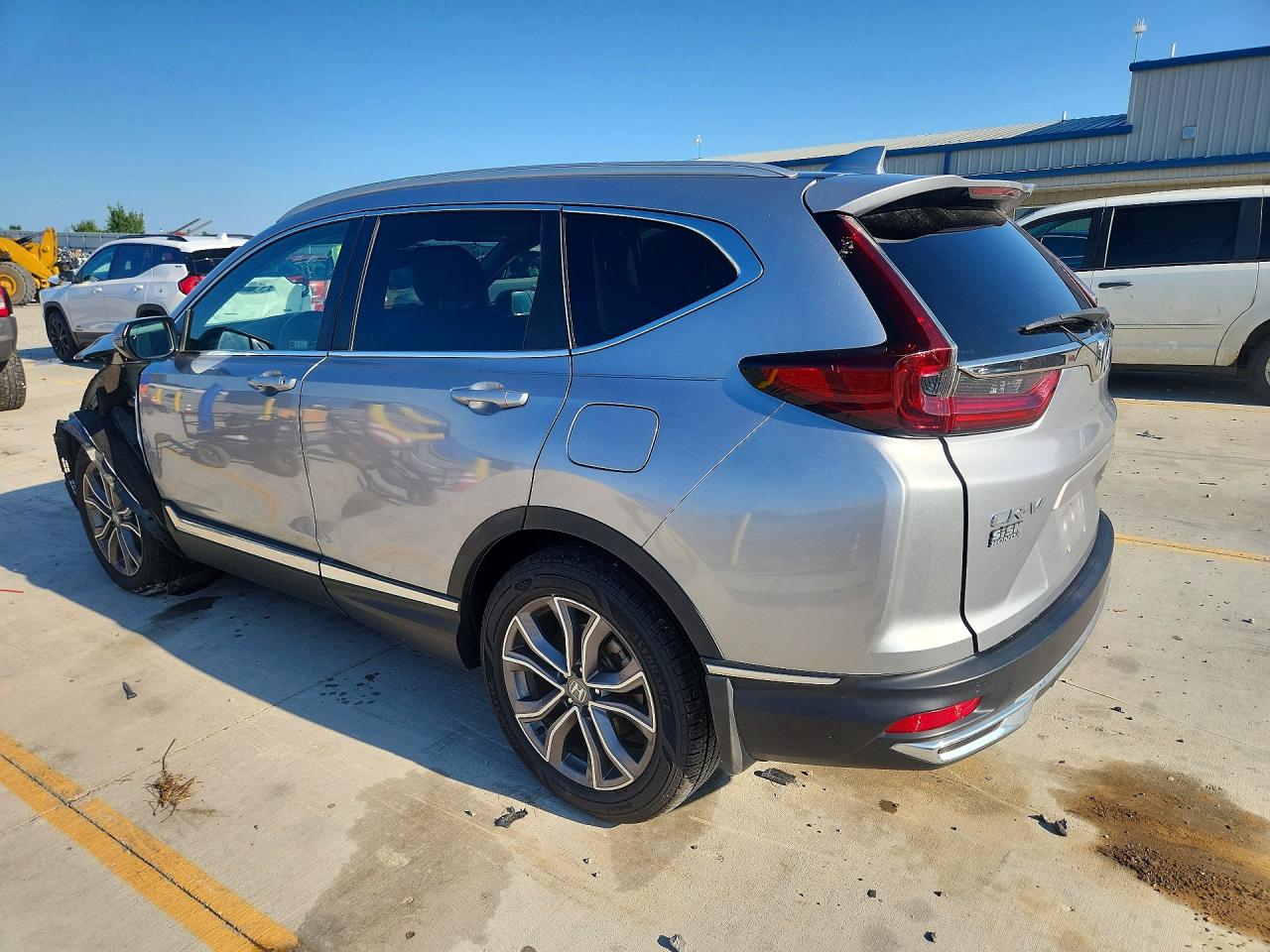 2021 Honda Cr-v Touring Silver vin: 7FART6H98ME025938
