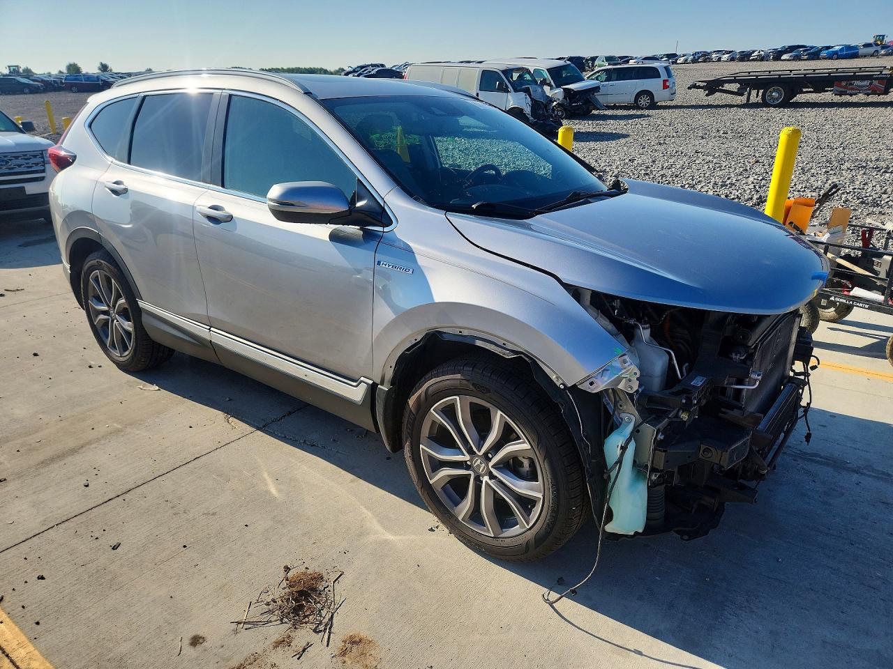 2021 Honda Cr-v Touring Silver vin: 7FART6H98ME025938