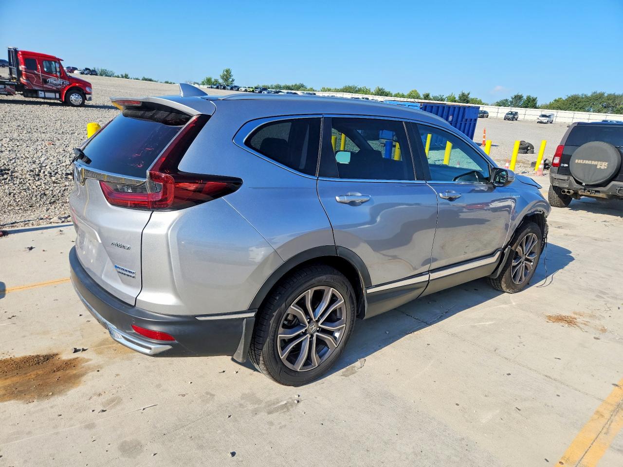 2021 Honda Cr-v Touring Silver vin: 7FART6H98ME025938