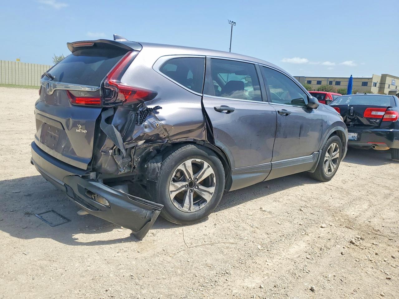 2020 Honda Cr-v Lx Gray vin: 7FARW1H27LE002792