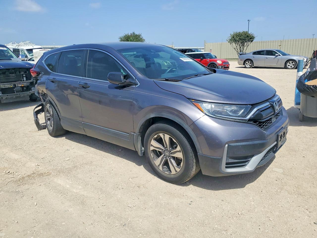 2020 Honda Cr-v Lx Gray vin: 7FARW1H27LE002792