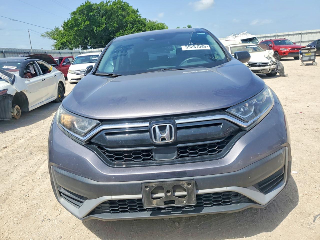2020 Honda Cr-v Lx Gray vin: 7FARW1H27LE002792