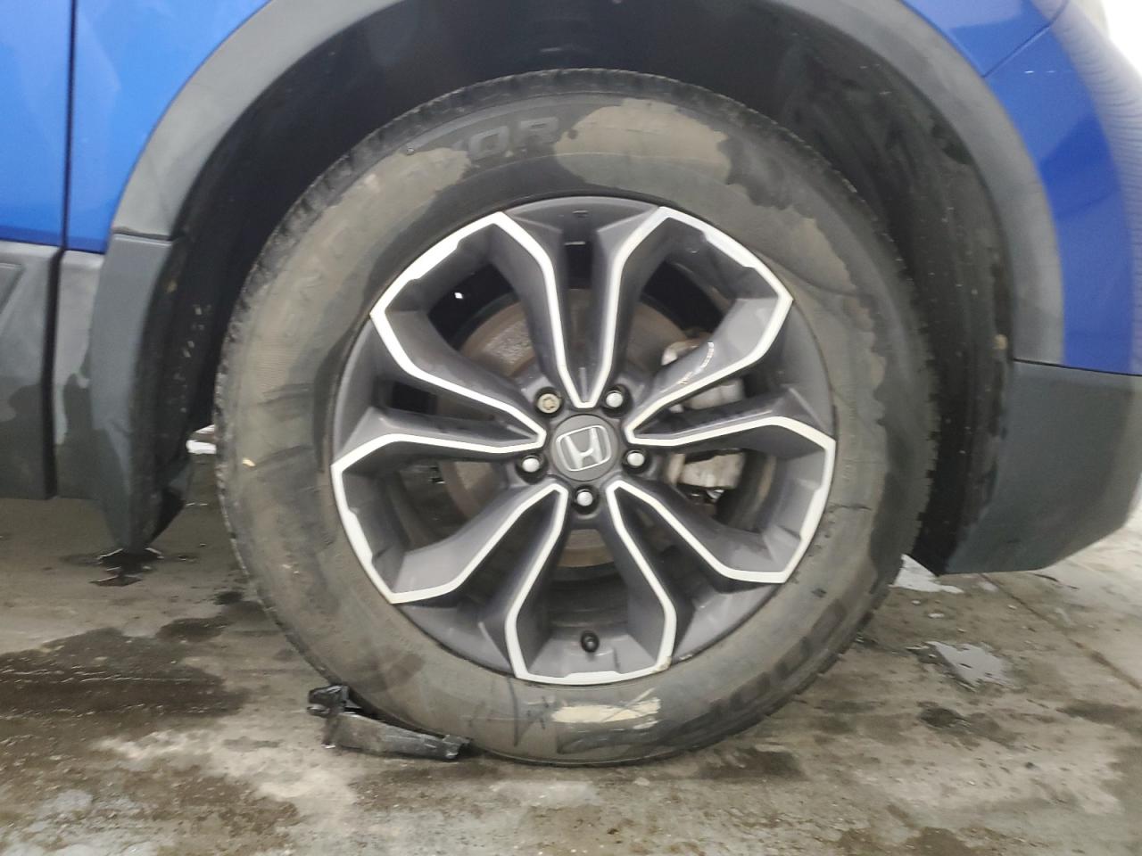 2020 Honda Cr-v Ex Blue vin: 7FARW1H50LE007696 Damage: Right Front Wheel, Curb Rash, 2 To 3 Inches