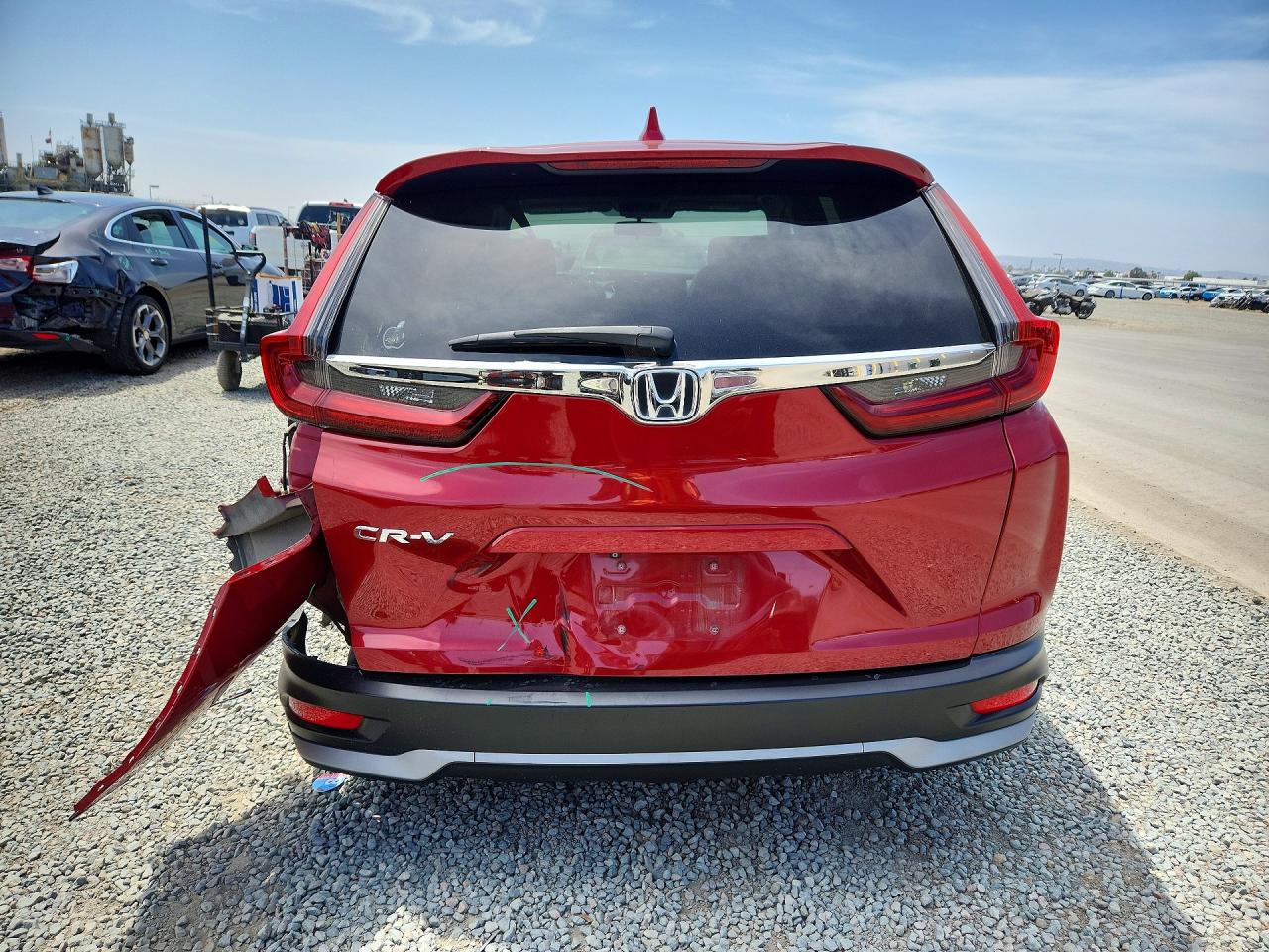 2020 Honda Cr-v Ex Red vin: 7FARW1H50LE018391