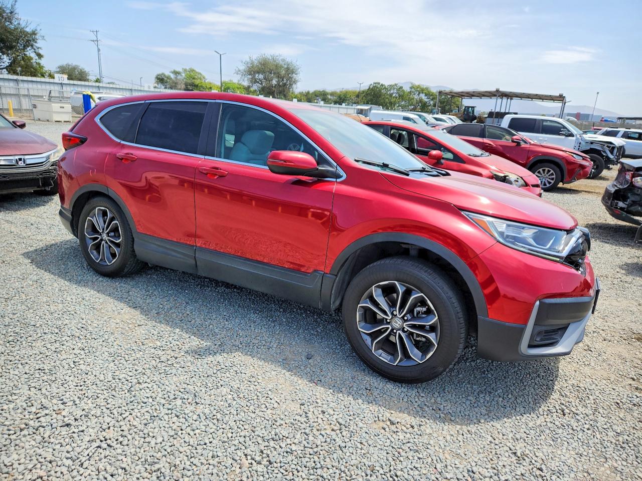2020 Honda Cr-v Ex Red vin: 7FARW1H50LE018391