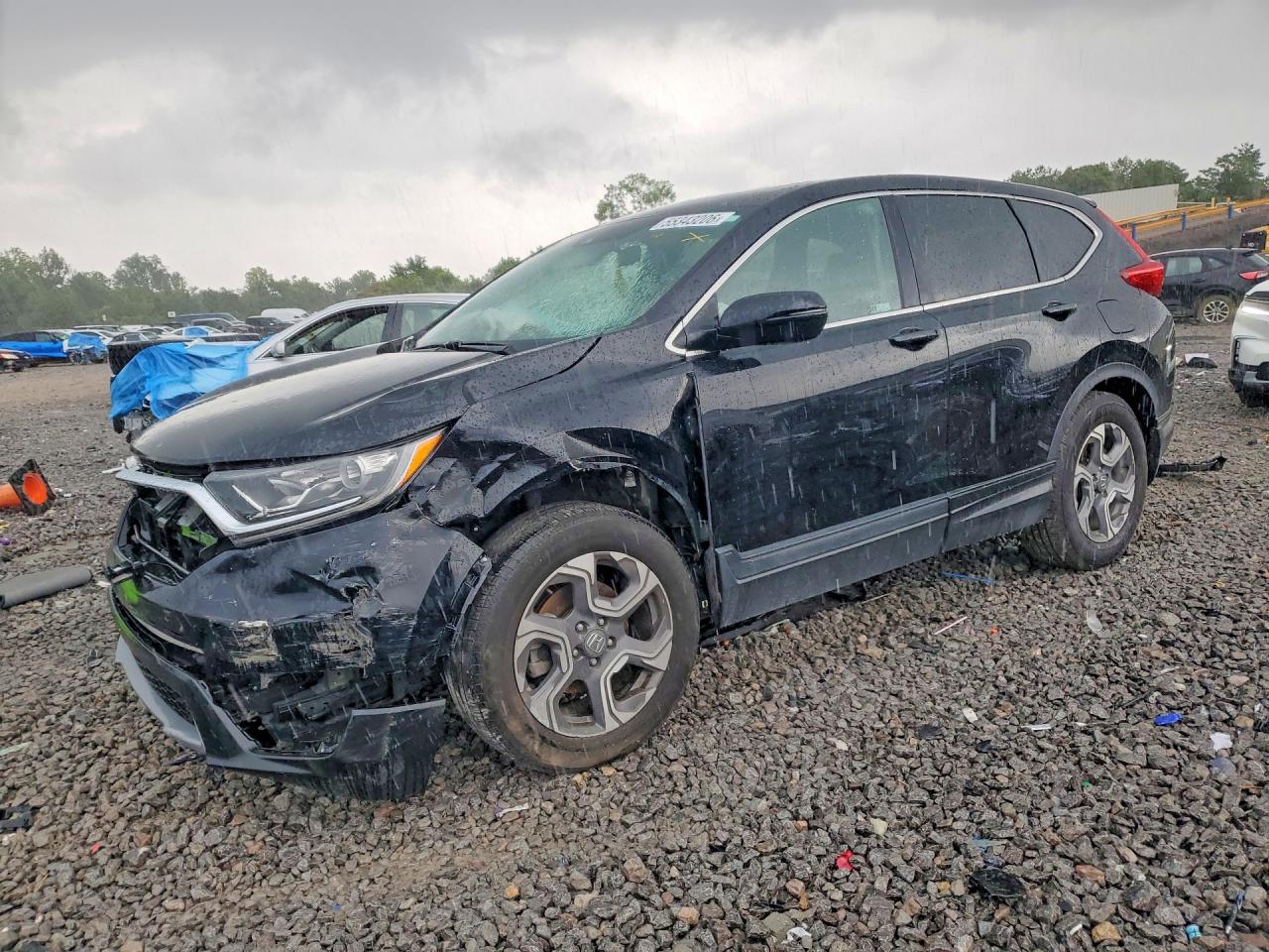 2018 Honda Cr-v Ex Black vin: 7FARW1H51JE033558