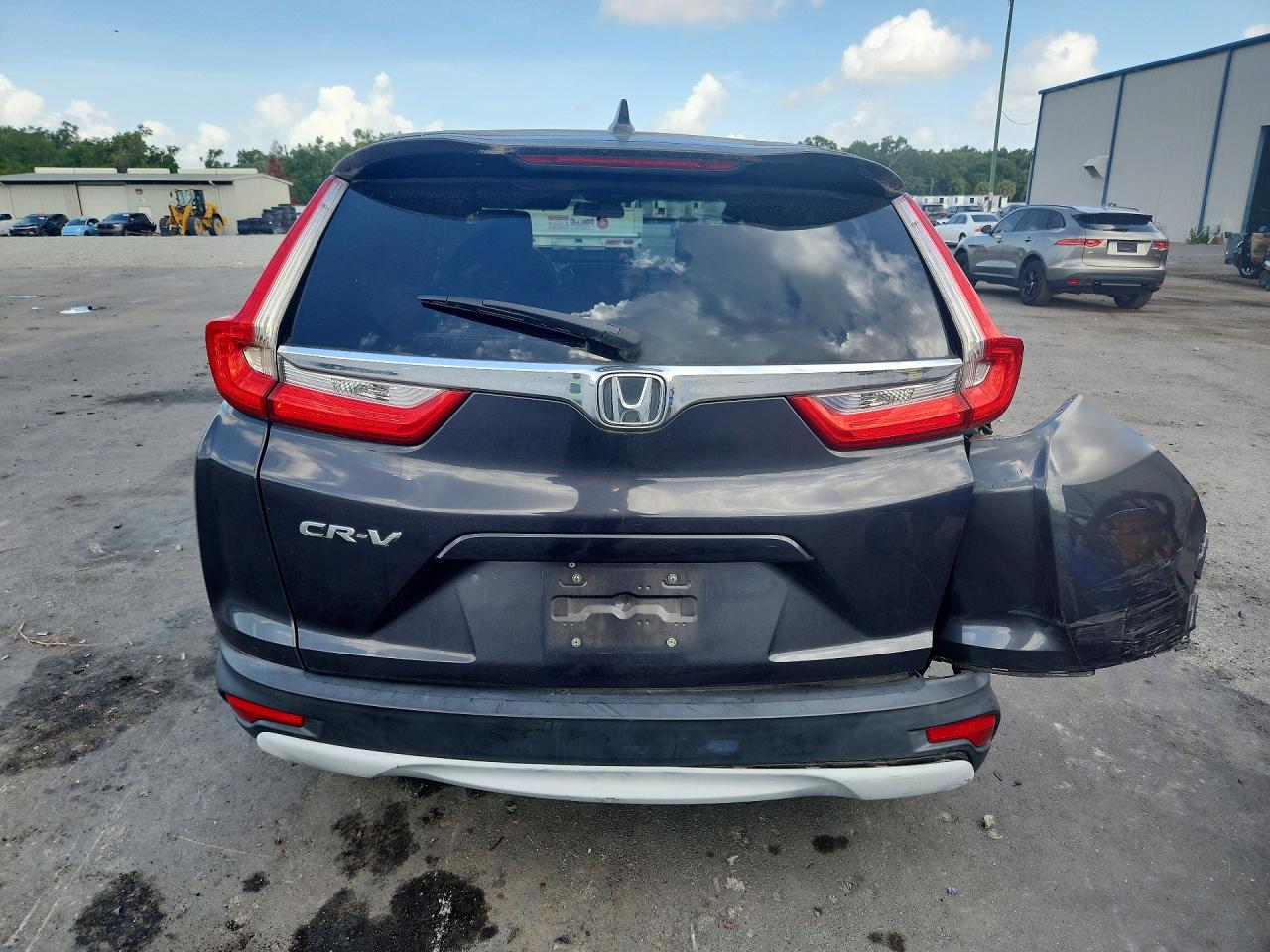 2017 Honda Cr-v Ex Gray vin: 7FARW1H52HE020506