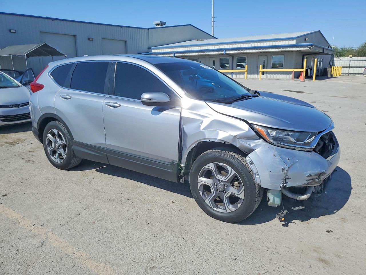 2017 Honda Cr-v Ex Silver vin: 7FARW1H53HE043017