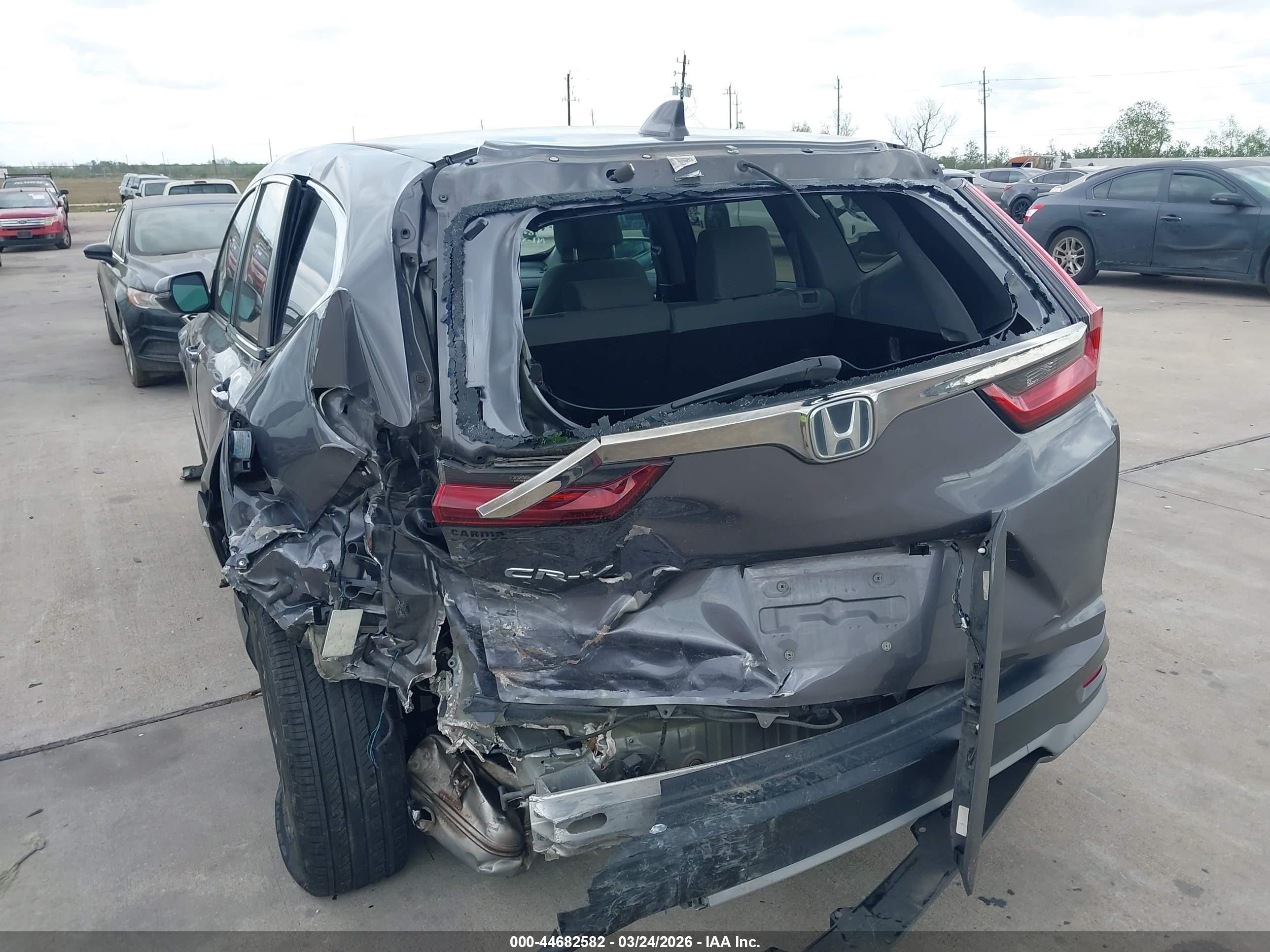 2020 Honda Cr-v 2wd Ex Gray vin: 7FARW1H54LE004543