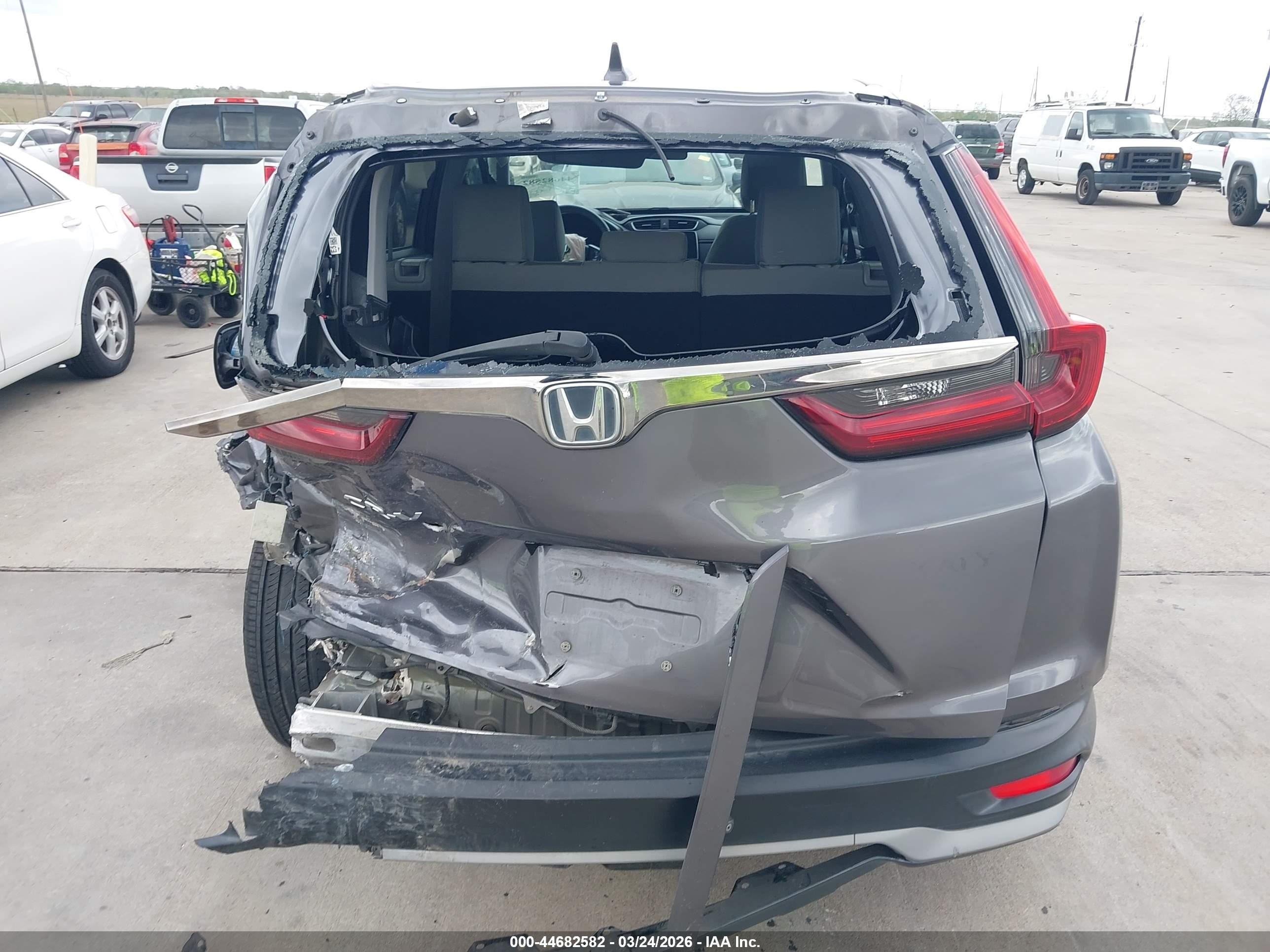 2020 Honda Cr-v 2wd Ex Gray vin: 7FARW1H54LE004543