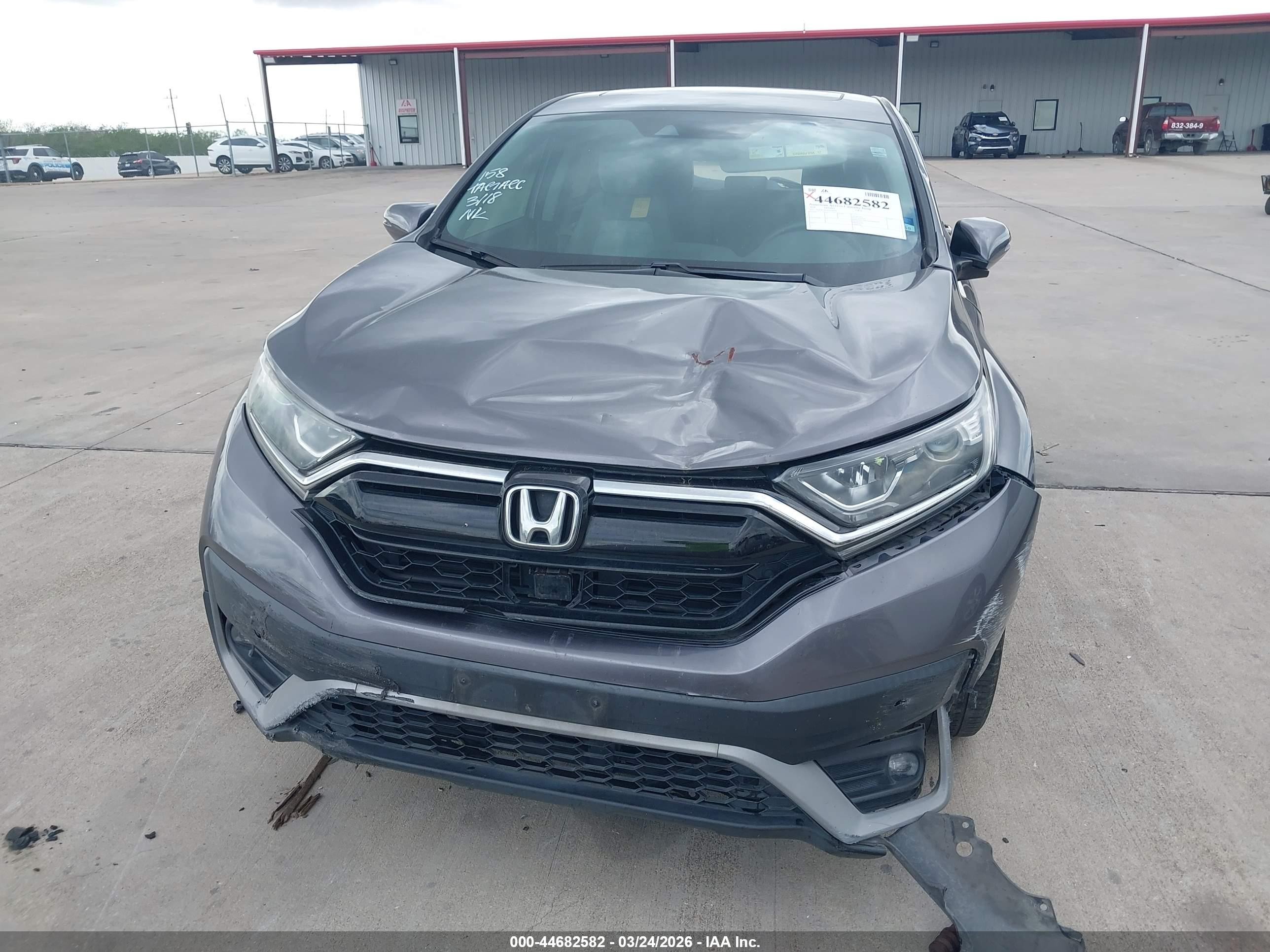 2020 Honda Cr-v 2wd Ex Gray vin: 7FARW1H54LE004543