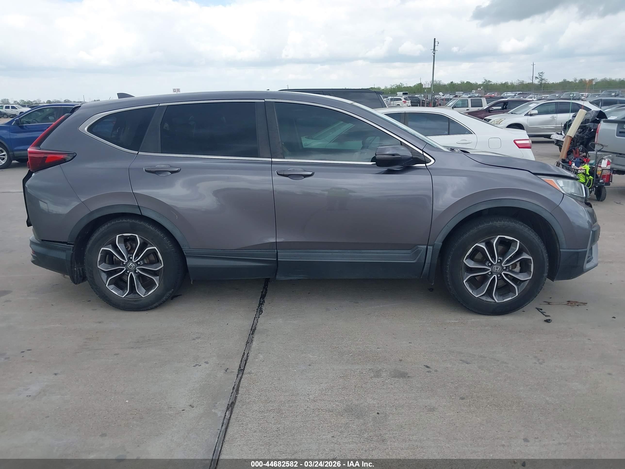 2020 Honda Cr-v 2wd Ex Gray vin: 7FARW1H54LE004543