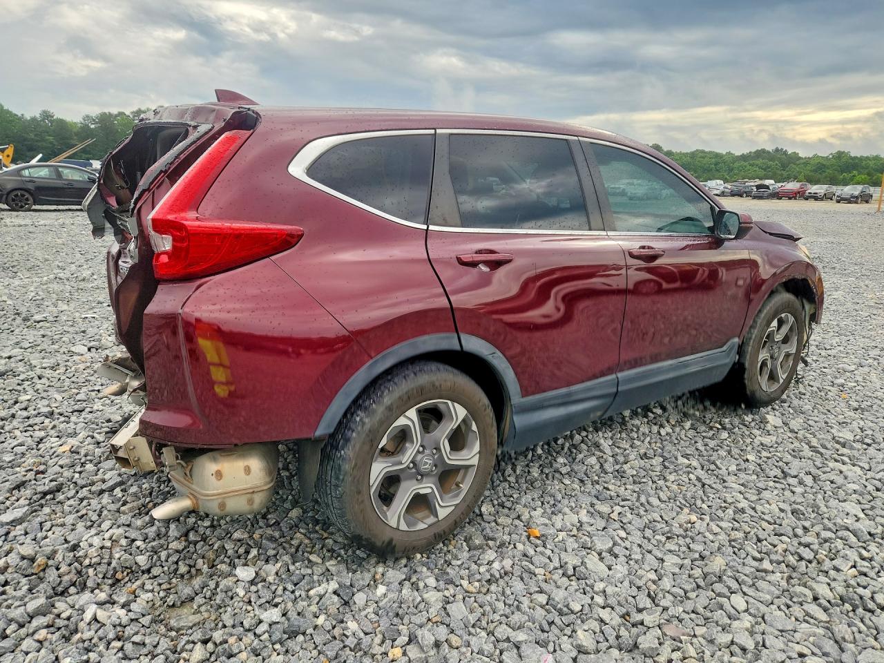 2019 Honda Cr-v Ex Бордовый vin: 7FARW1H55KE004890