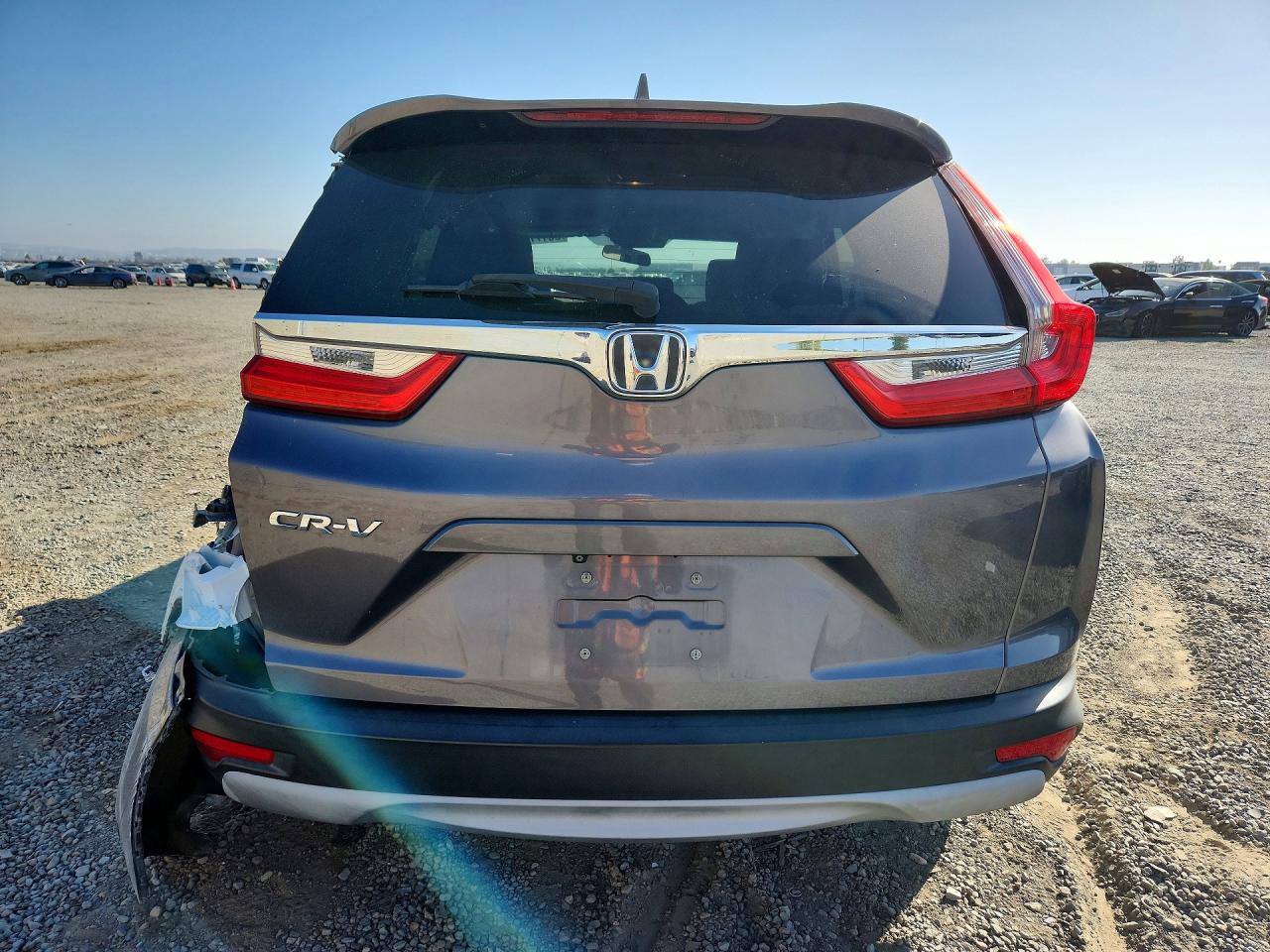 2019 Honda Cr-v Ex Silver vin: 7FARW1H56KE033668